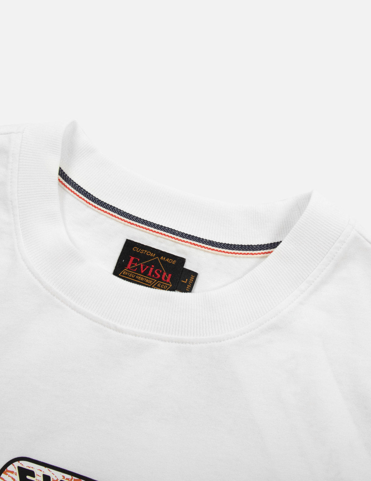 Multi-Hanafuda Daruma and Daicock Print Loose Fit T-shirt