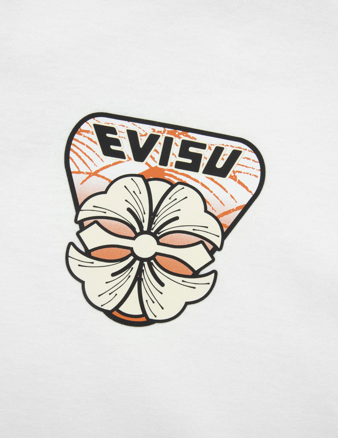 Multi-Hanafuda Daruma and Daicock Print Loose Fit T-shirt