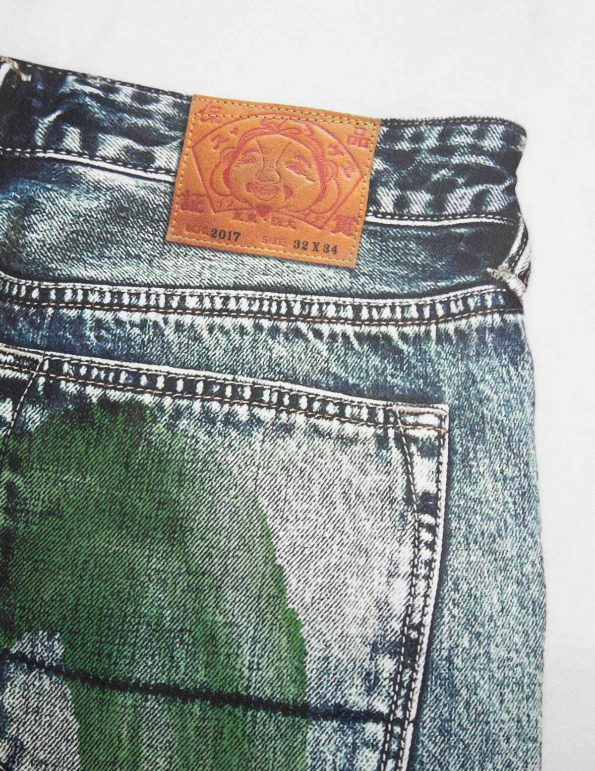 仿真數位印花寬版休閒T恤