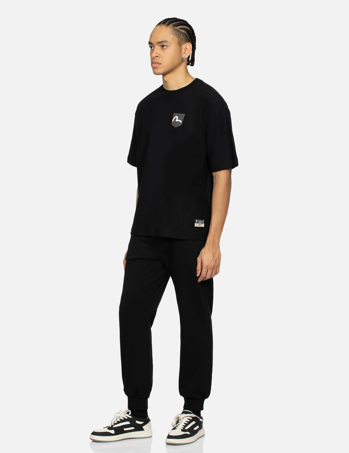 Seagull Embroidery Pocket Relax Fit T-Shirt