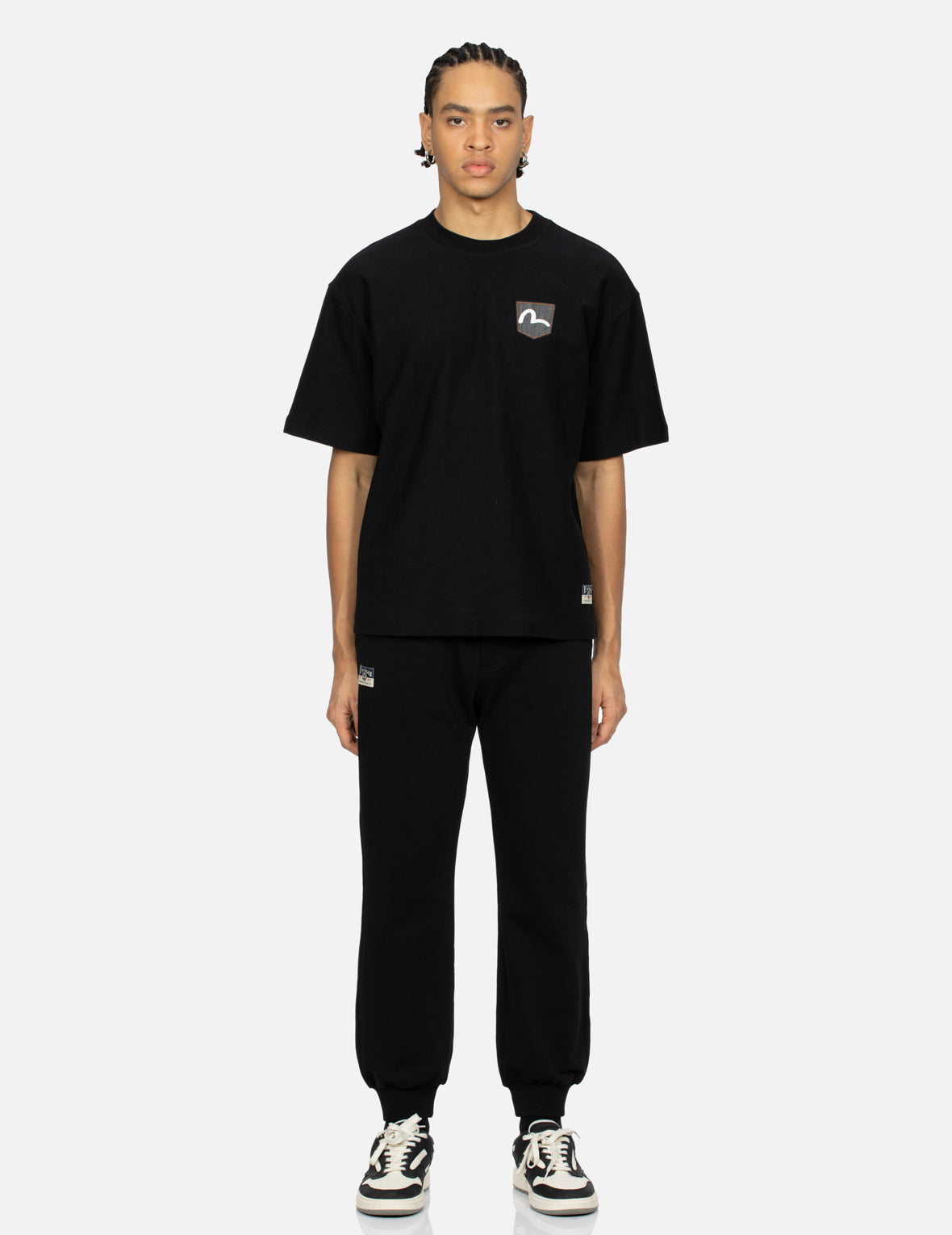 Seagull Embroidery Pocket Relax Fit T-Shirt