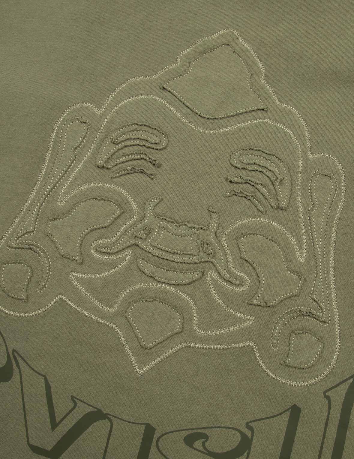 Hand Stitching Godhead Embroidery Loose Fit T-Shirt