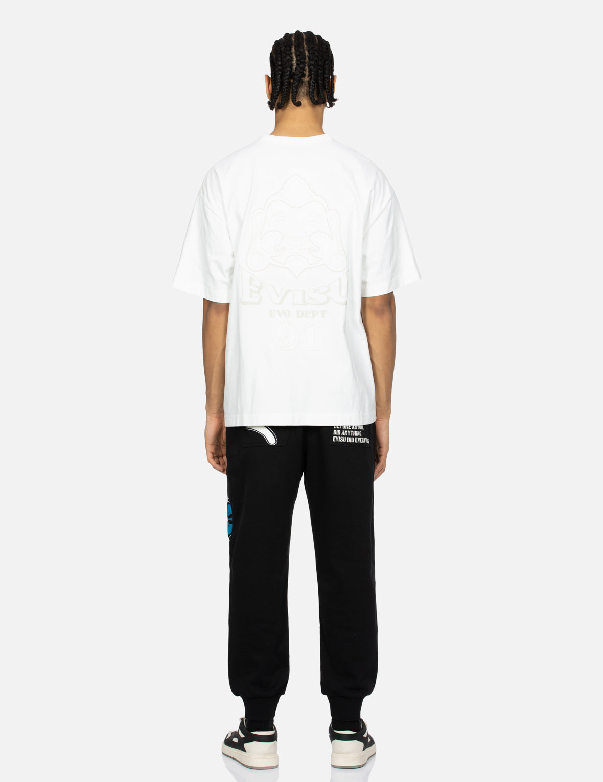 Hand Stitching Godhead Embroidery Loose Fit T-Shirt