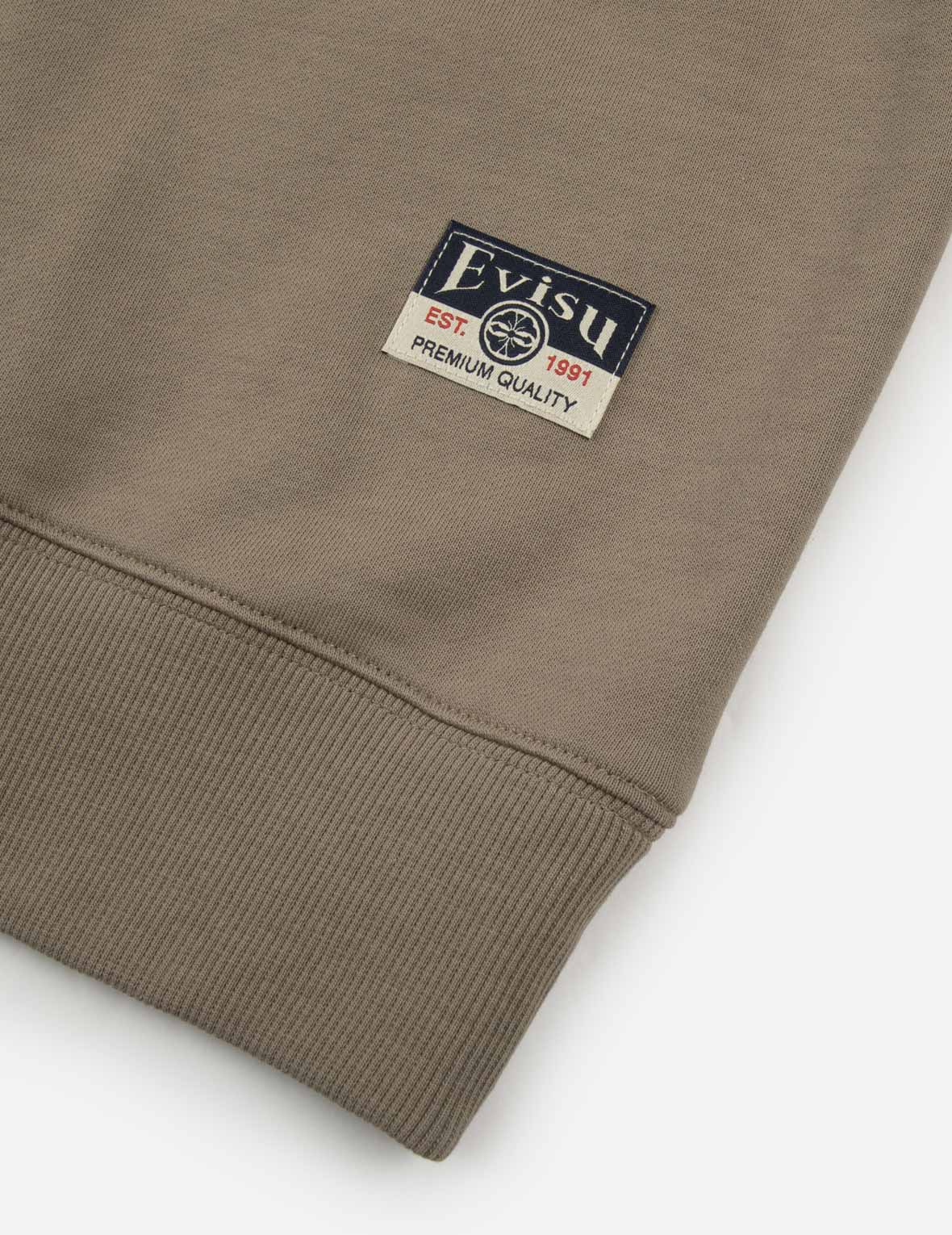 神奈川衝浪和海鷗印花休閒寬版短袖衛衣