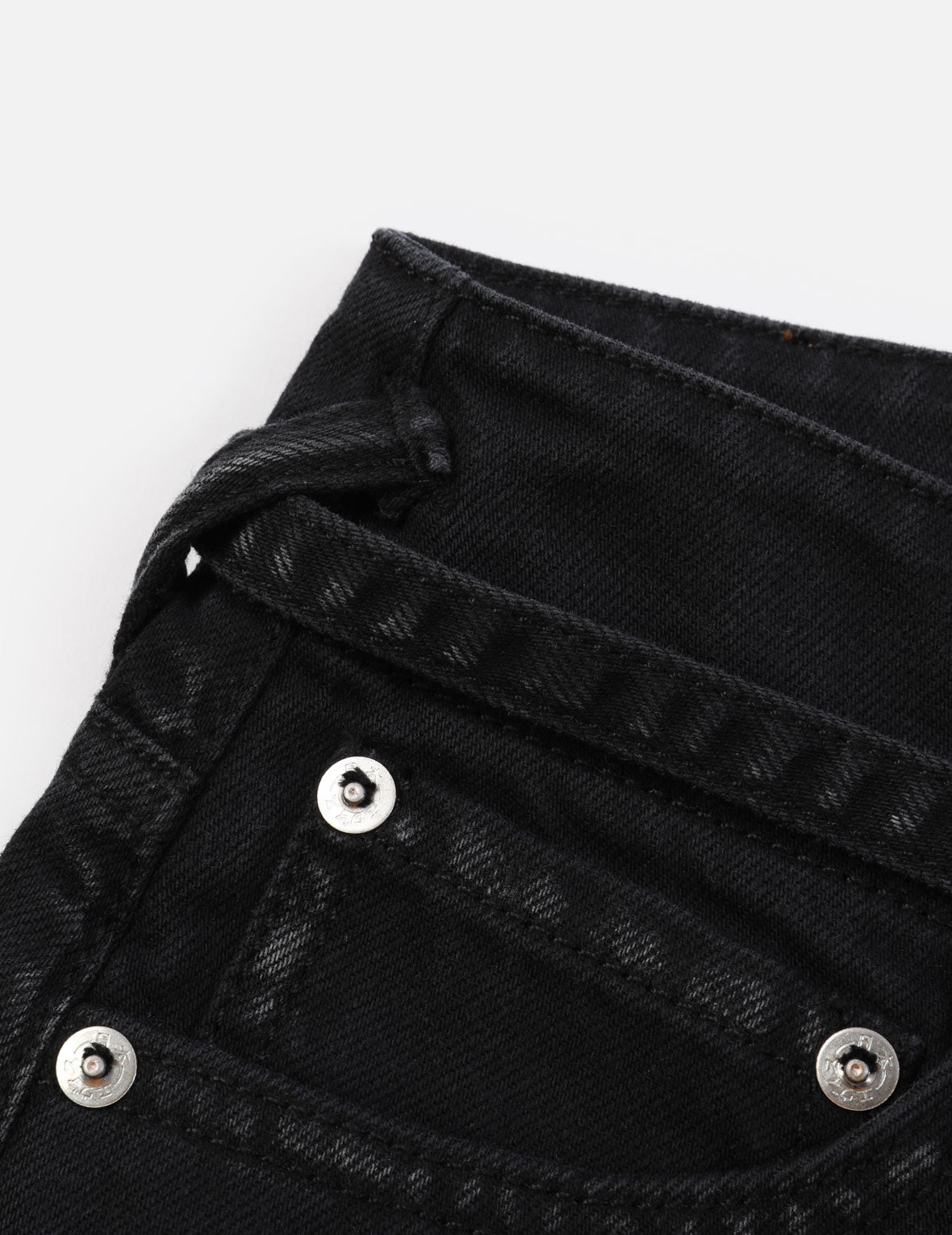 Seagull and 3D Logo Embroidery Denim Shorts