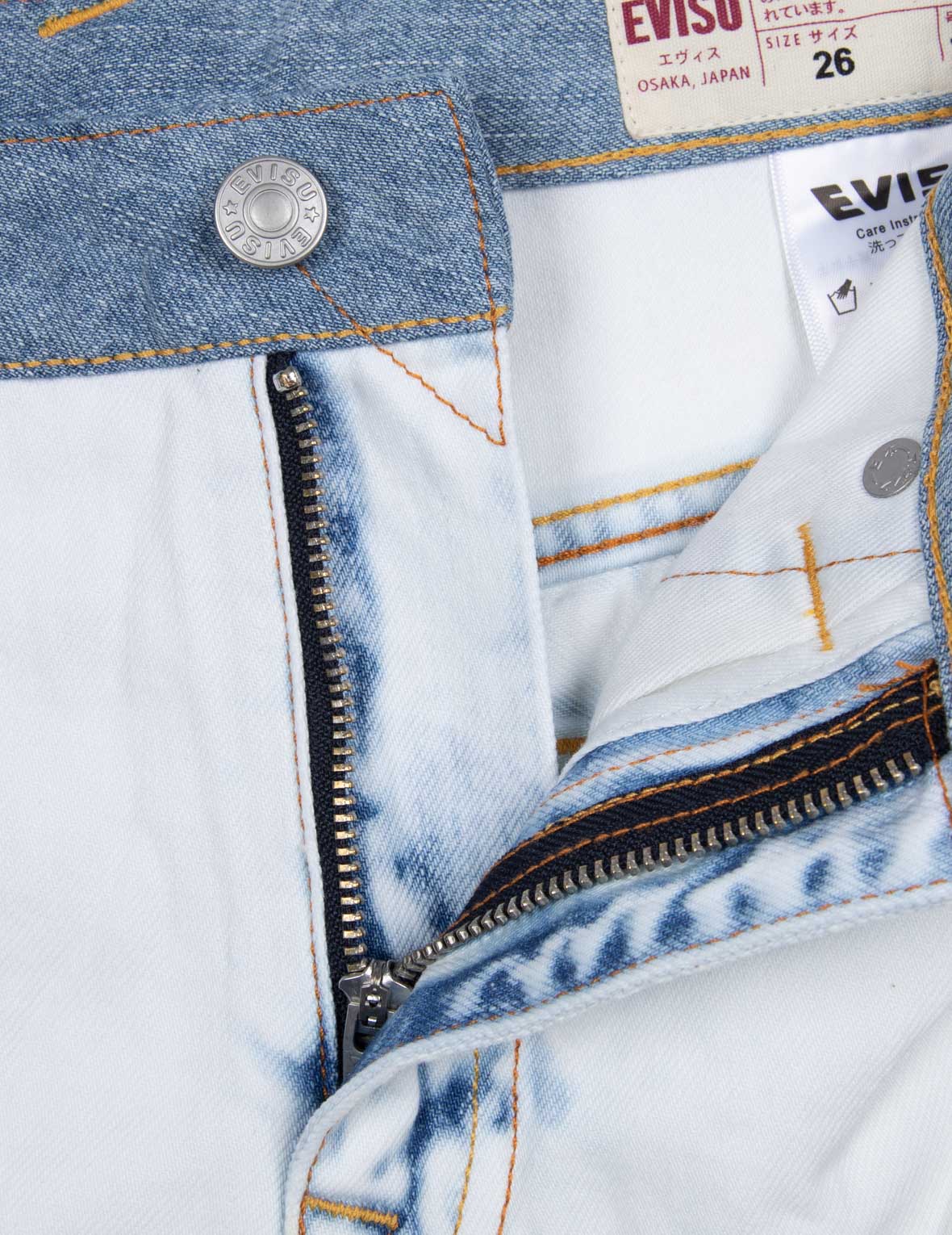 Seagull Appliqué Pocket Fashion fit Denim Shorts