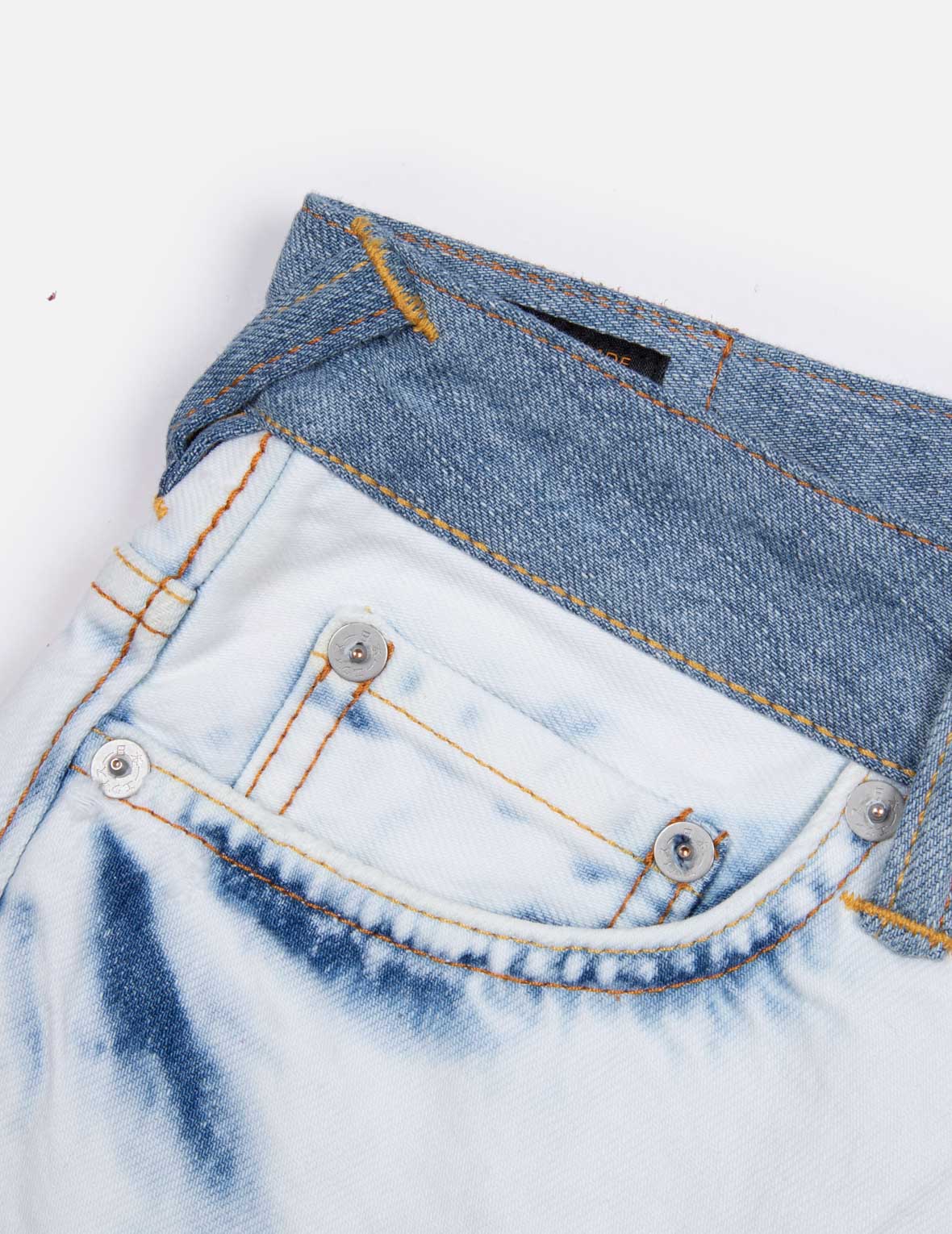 Seagull Appliqué Pocket Fashion fit Denim Shorts