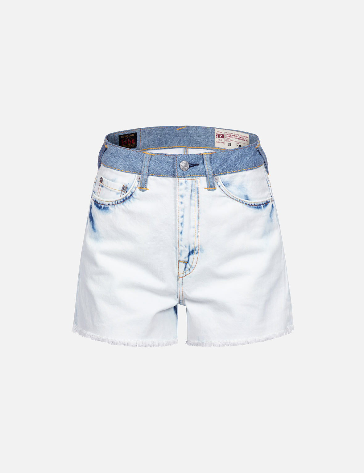 Seagull Appliqué Pocket Fashion fit Denim Shorts