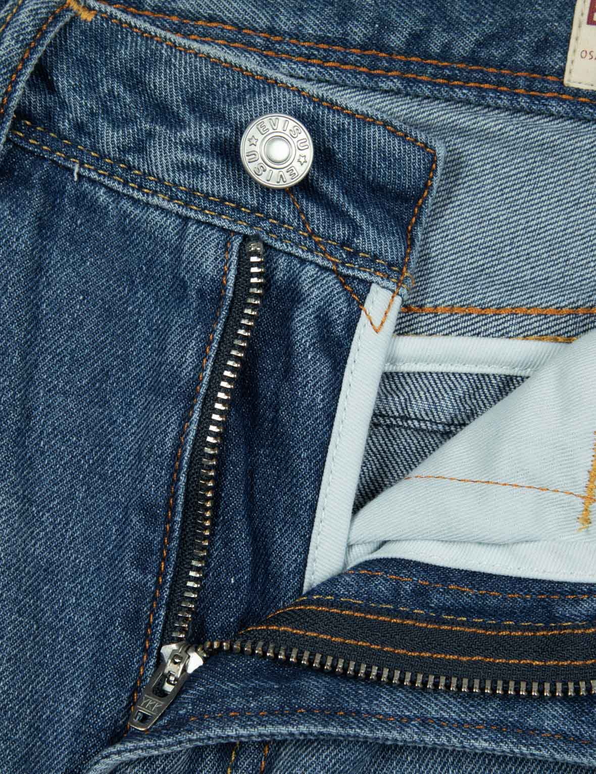EVISU OSAKA 大M印花寬版休閒牛仔褲