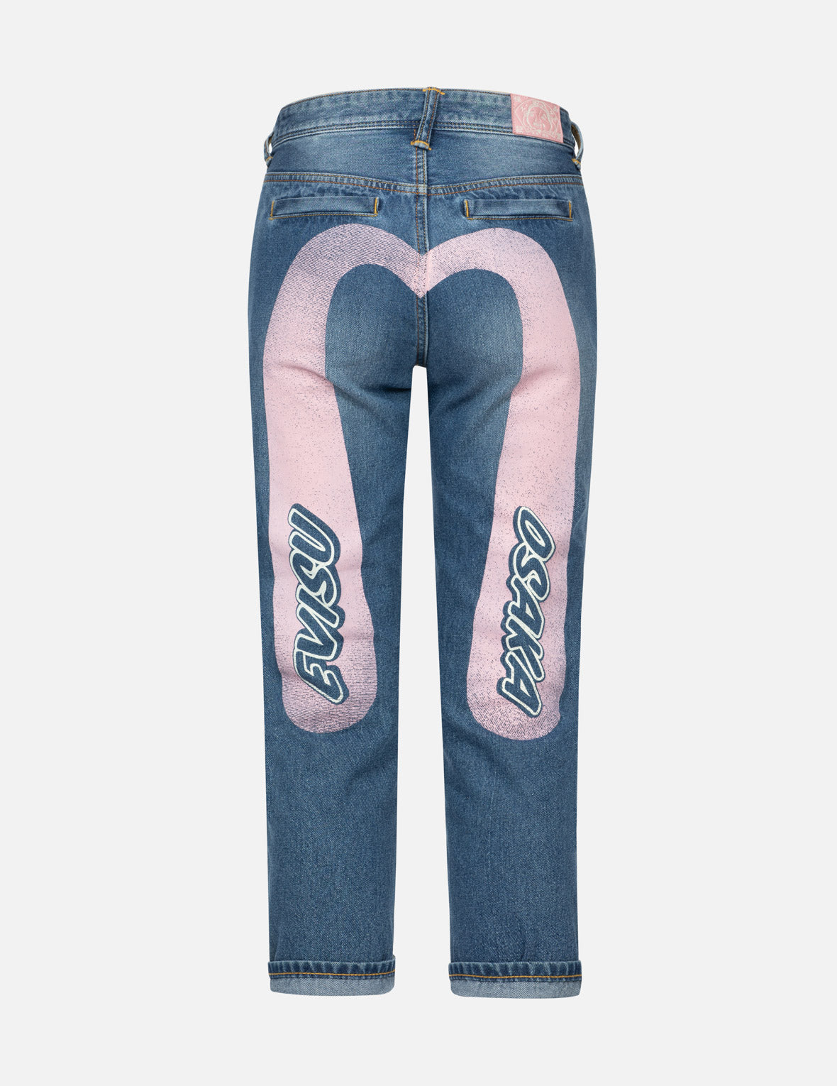 EVISU OSAKA 大M印花寬版休閒牛仔褲