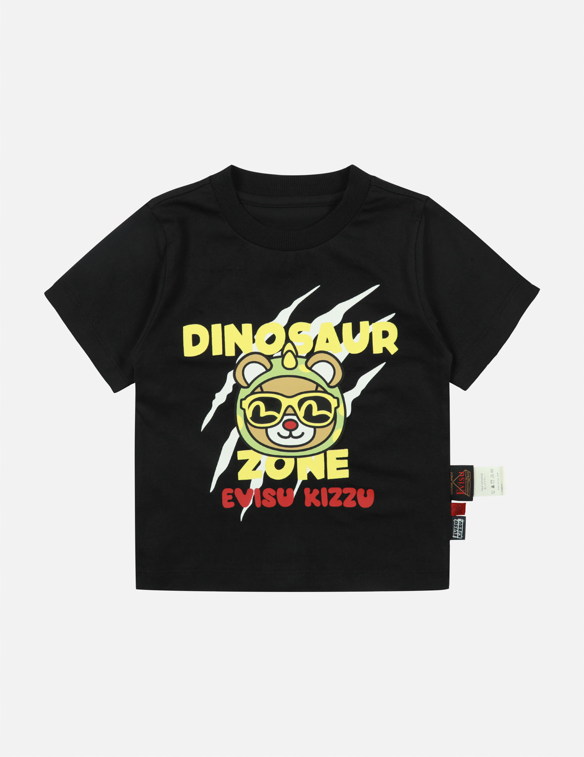 Dinosaur Bear Print Regular Fit T-shirt