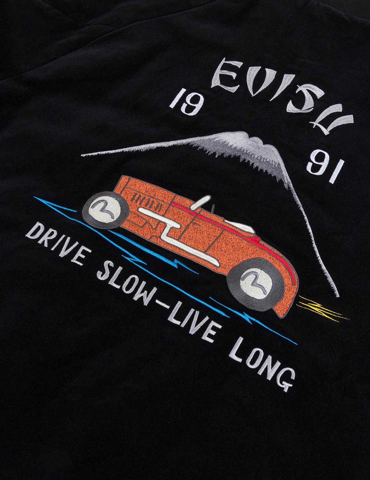 Vintage Velvet Regular Fit Padded Souvenir Jacket – EVISU