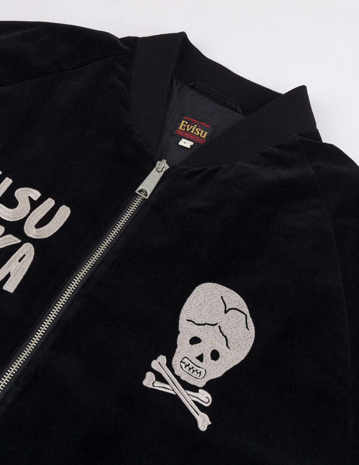 Vintage Velvet Regular Fit Padded Souvenir Jacket – EVISU