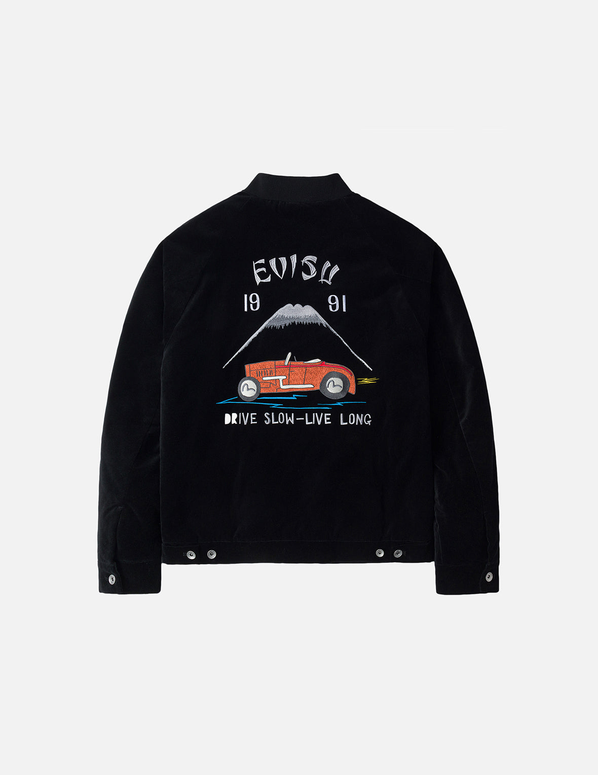 復古絲絨常規版型夾棉橫須賀外套