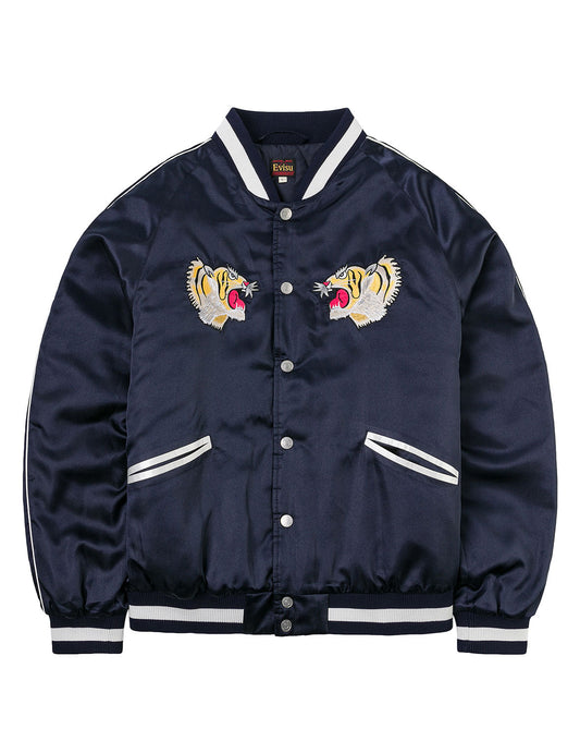 EVISU Archive Embroidery Regular Fit Padded Souvenir Jacket