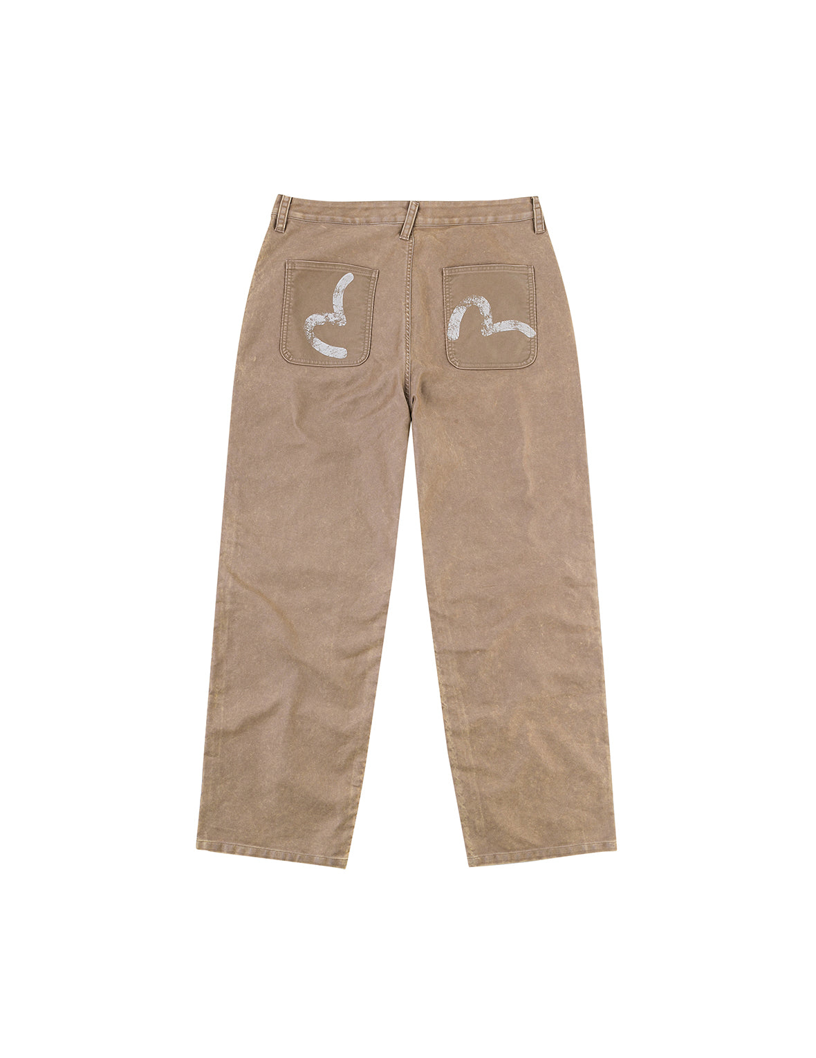Seagull Print and Multi-Pocket Regular Fit Cargo Pants