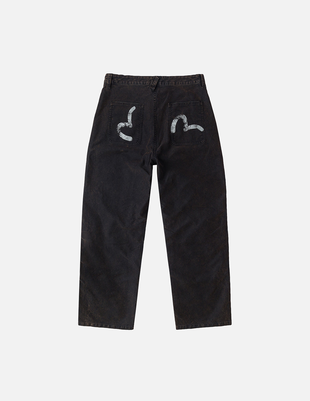 Seagull Print and Multi-Pocket Regular Fit Cargo Pants