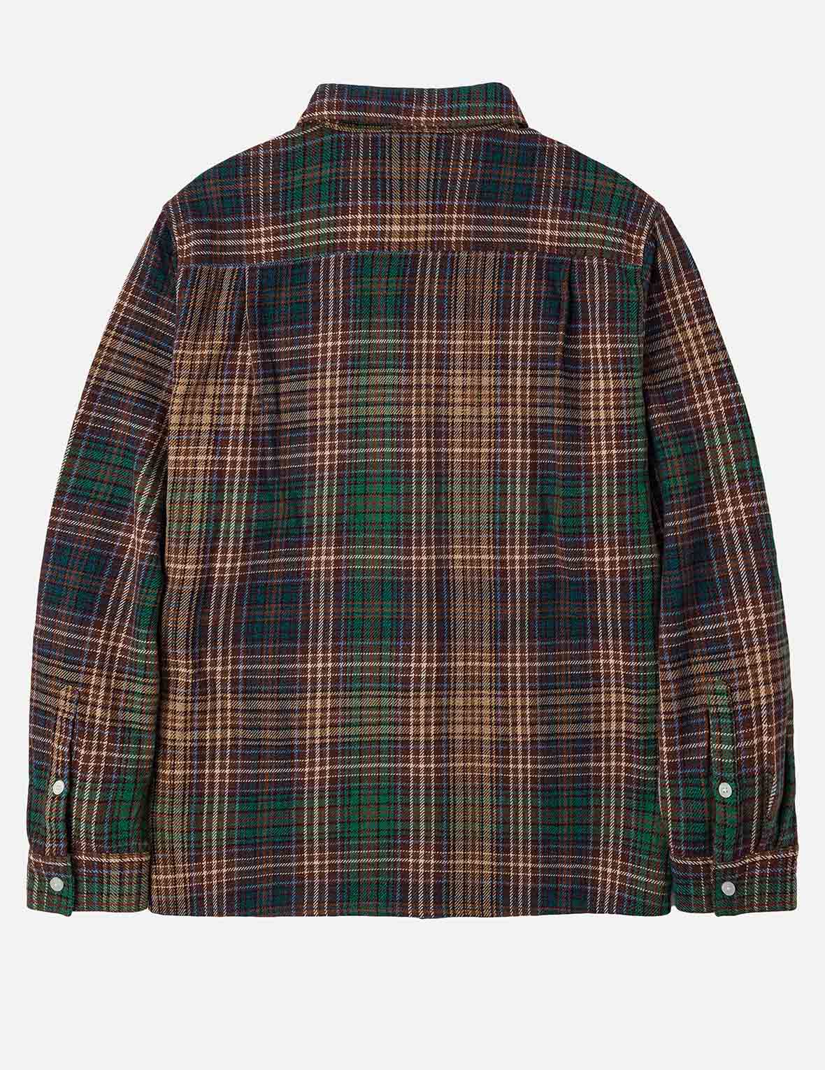 Seagull Print Regular Fit Flannel Check Shirt