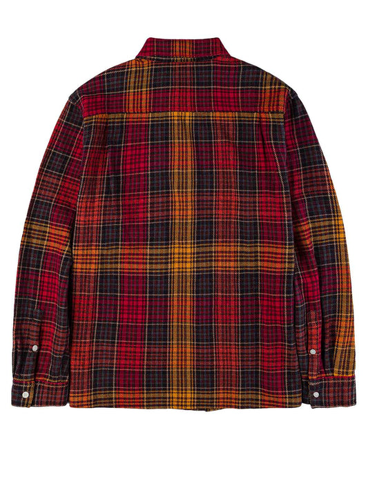 Seagull Print Regular Fit Flannel Check Shirt