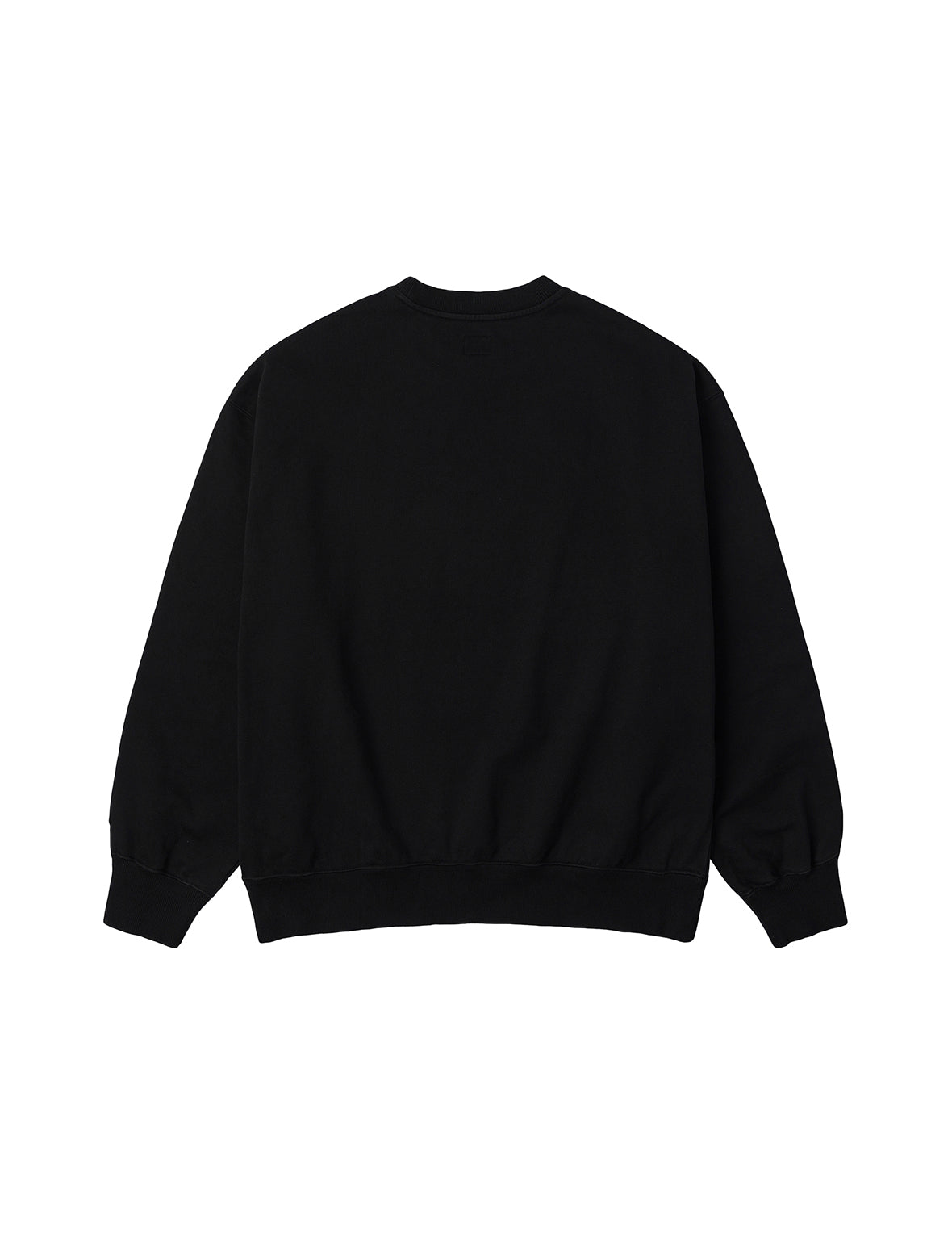 UFO印花與海鷗貼布繡寬版休閒衛衣