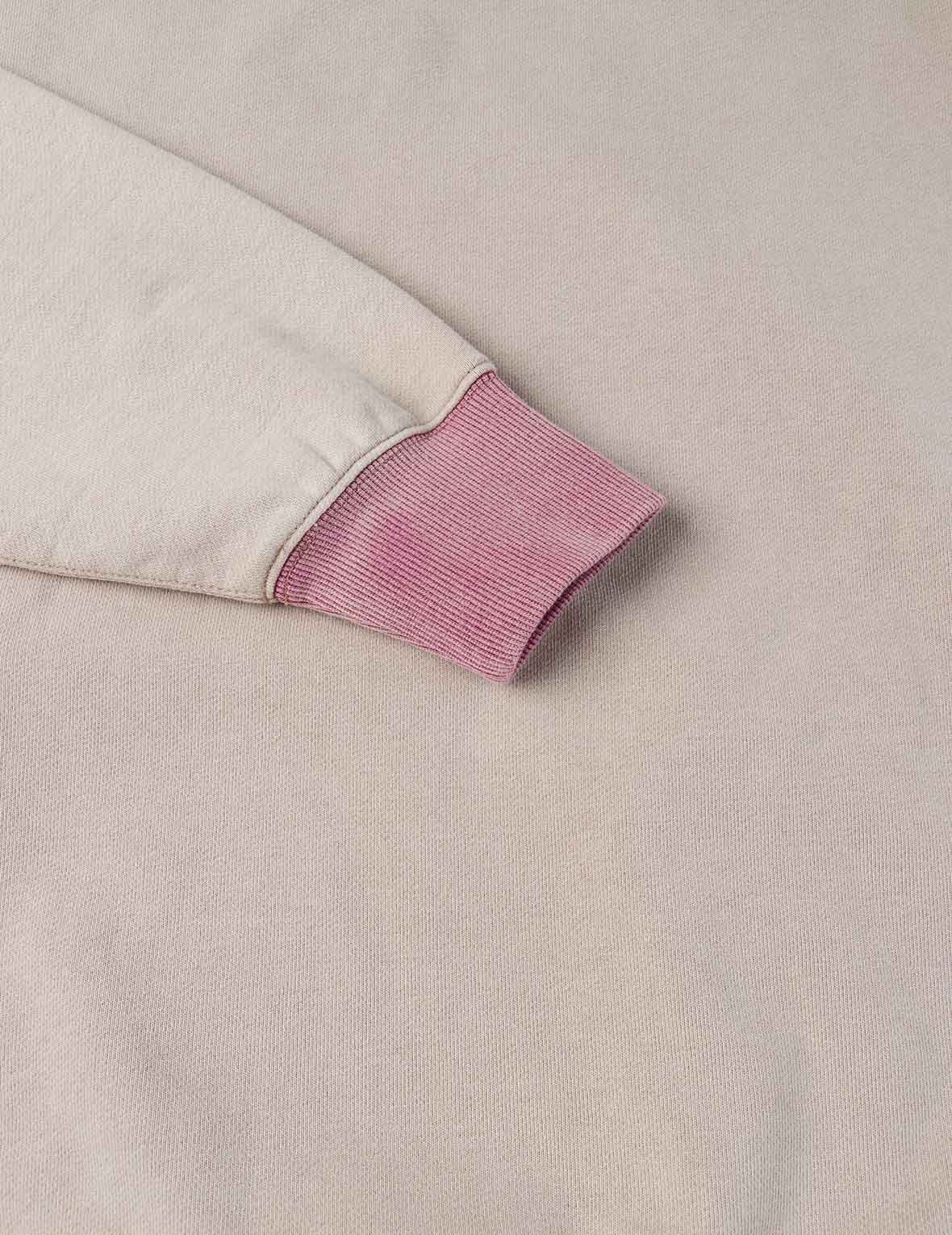 撞色商標印花與大M刺繡常規版型衛衣