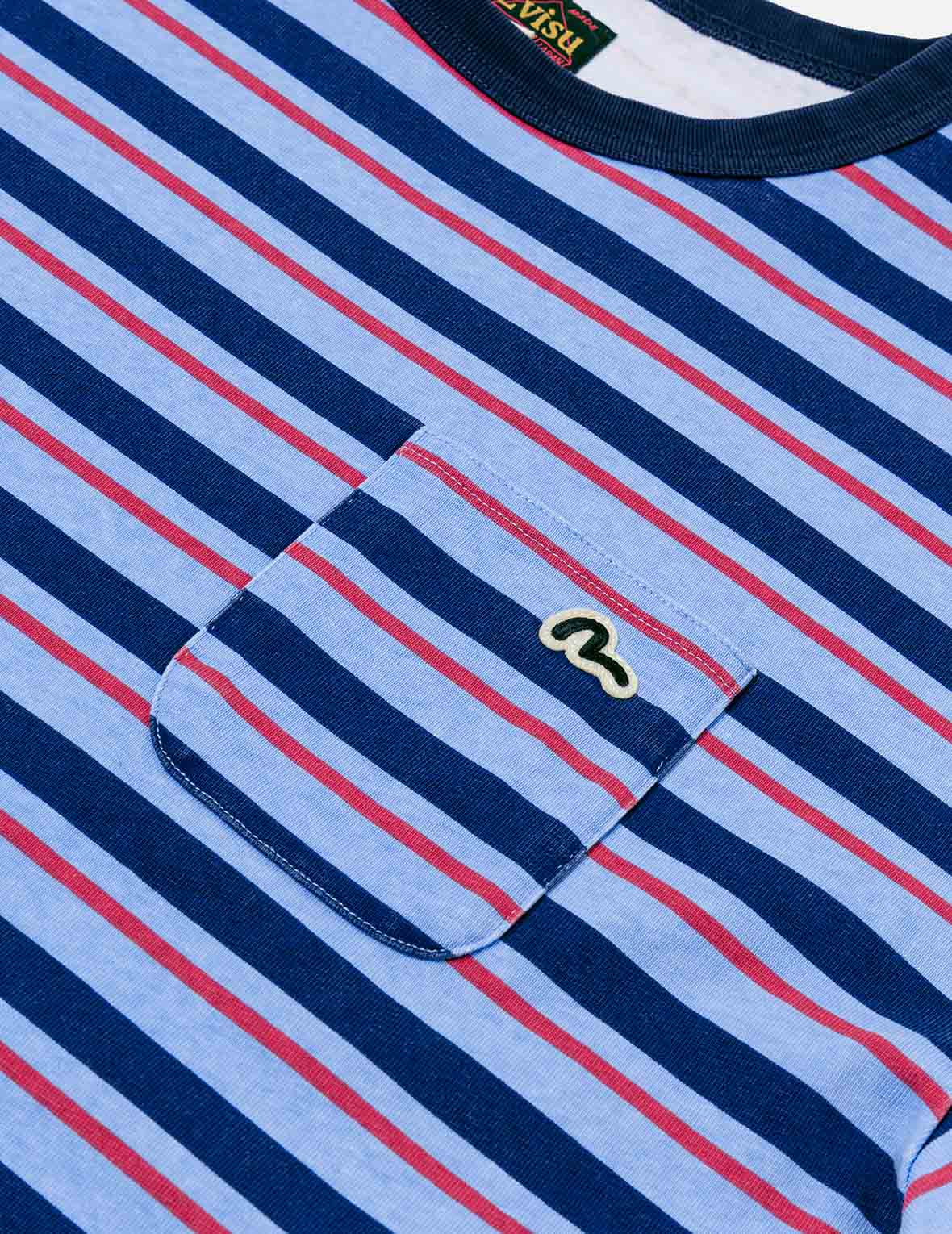 Seagull Appliqué Relax Fit Stripe T-Shirt