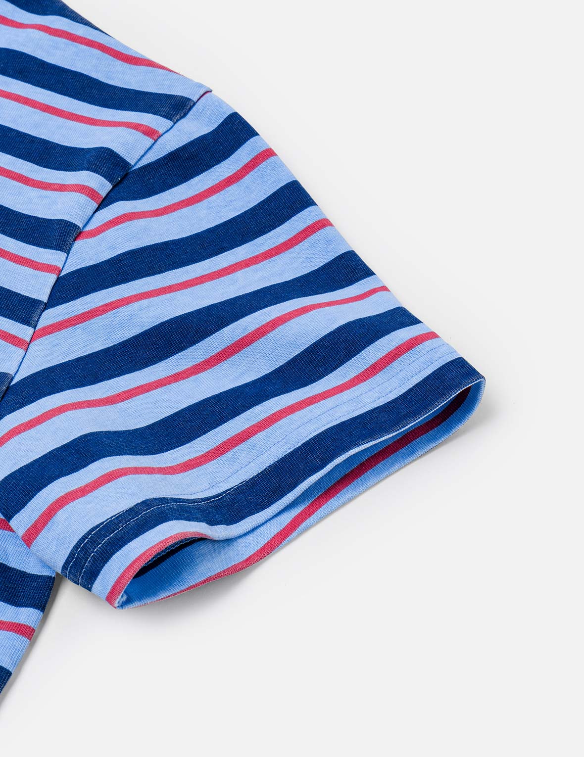 Seagull Appliqué Relax Fit Stripe T-Shirt