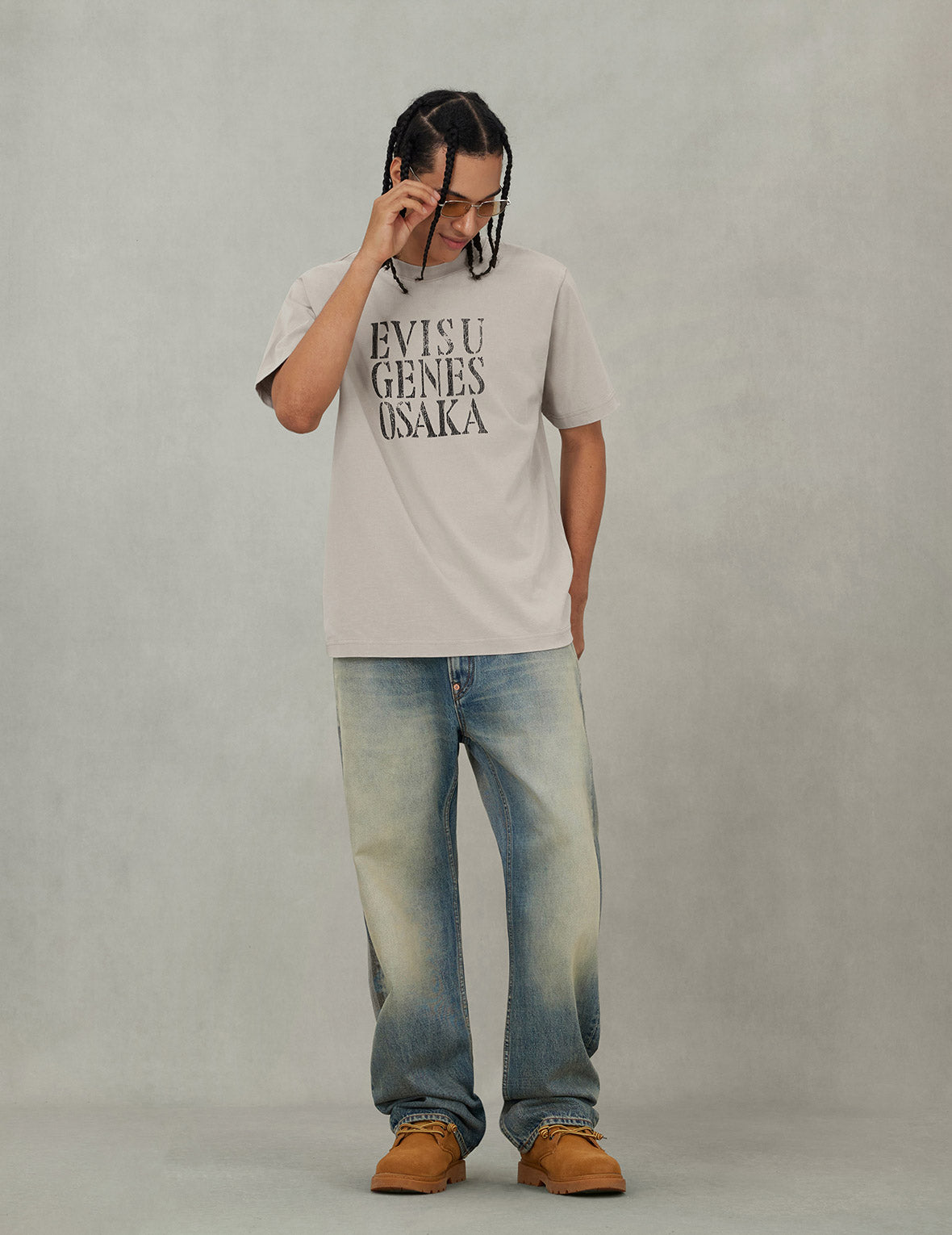 海鷗印花寬版休閒T恤