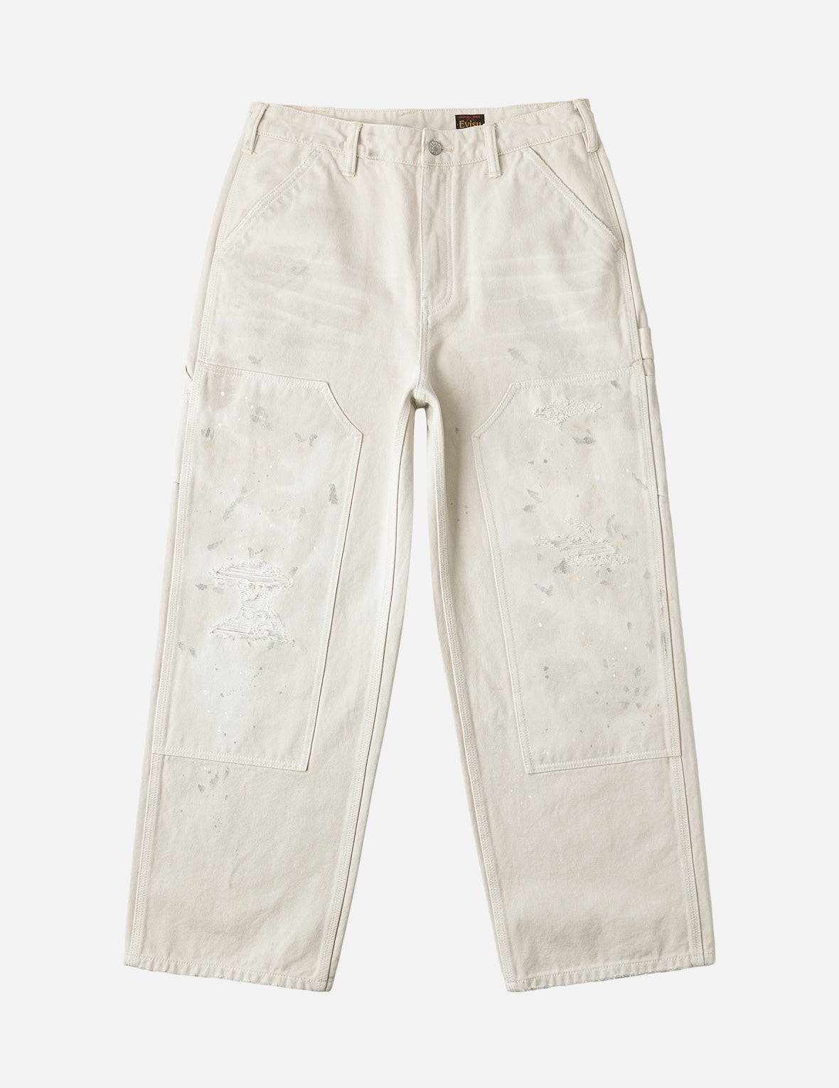 Distressed Double Knee Utility Pants