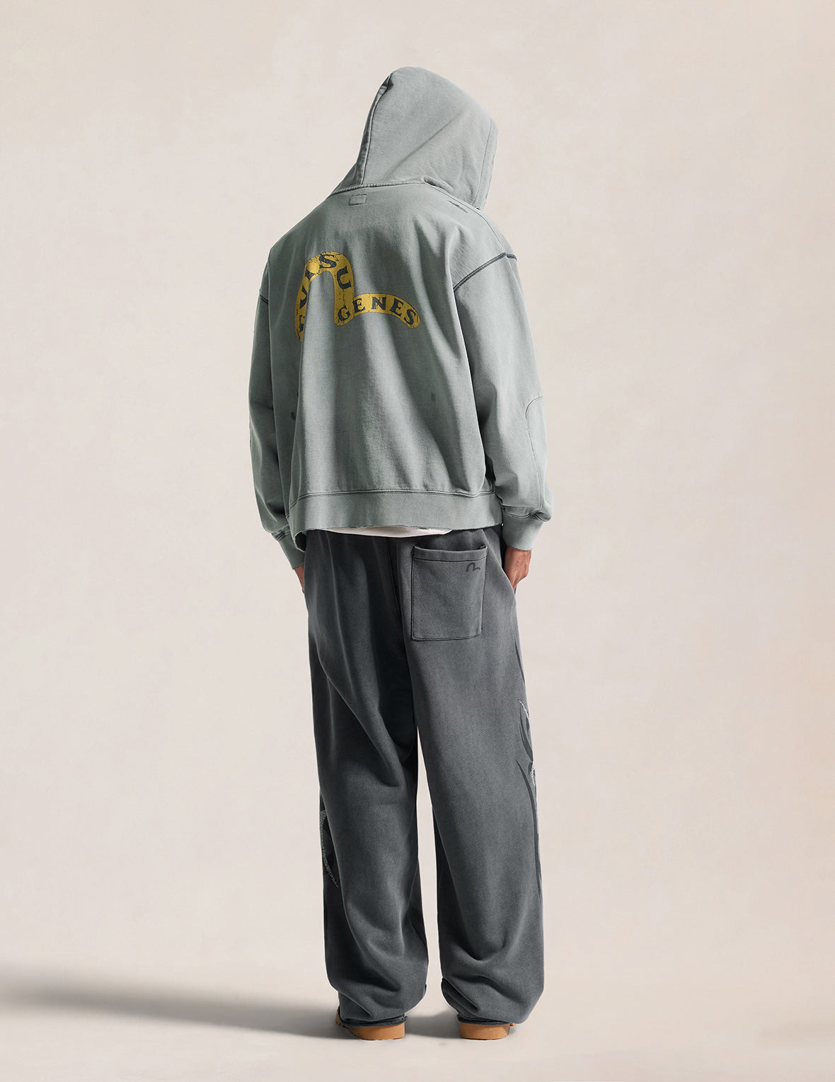 海鷗EVISU Genes拉鍊連帽衛衣