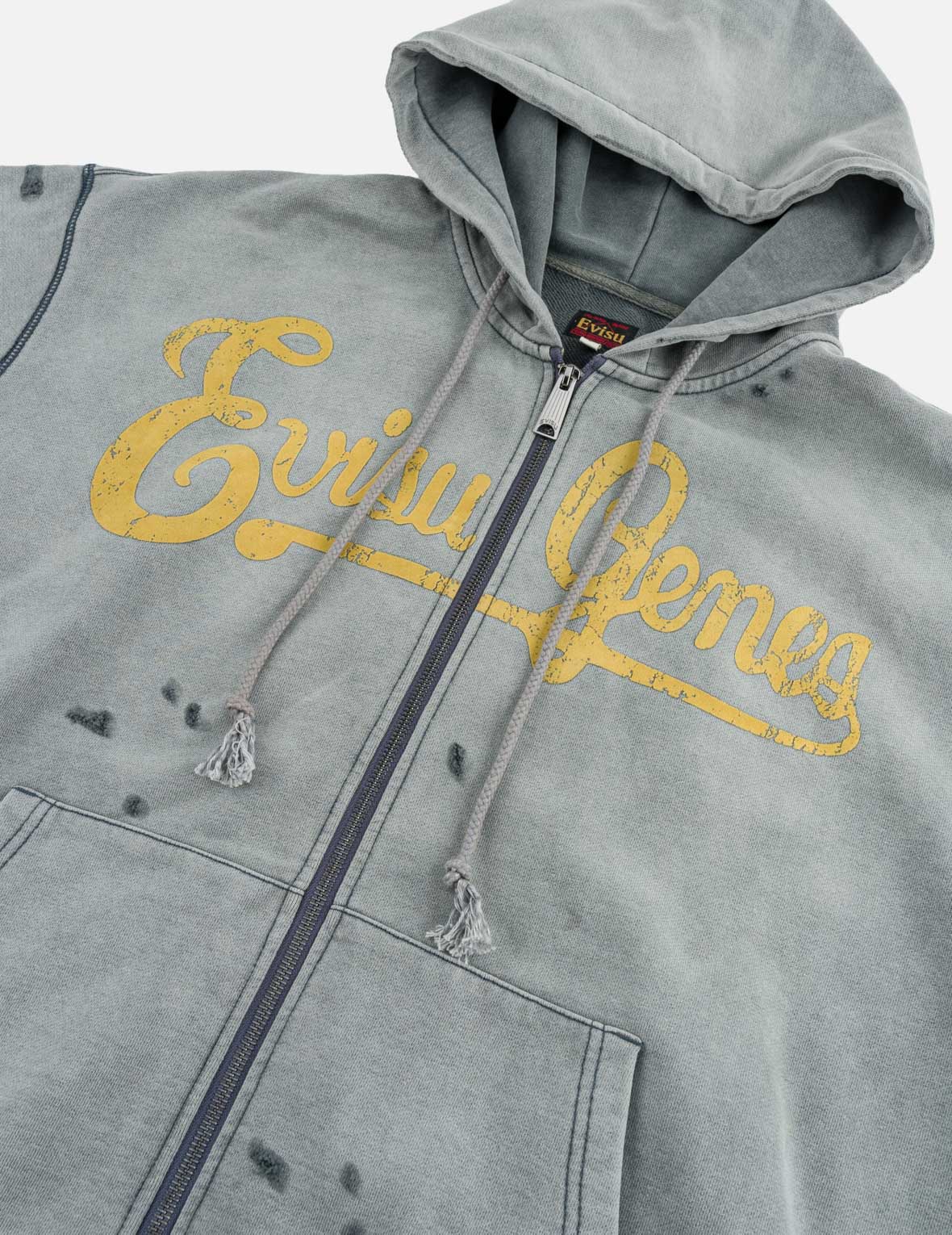 海鷗EVISU Genes拉鍊連帽衛衣