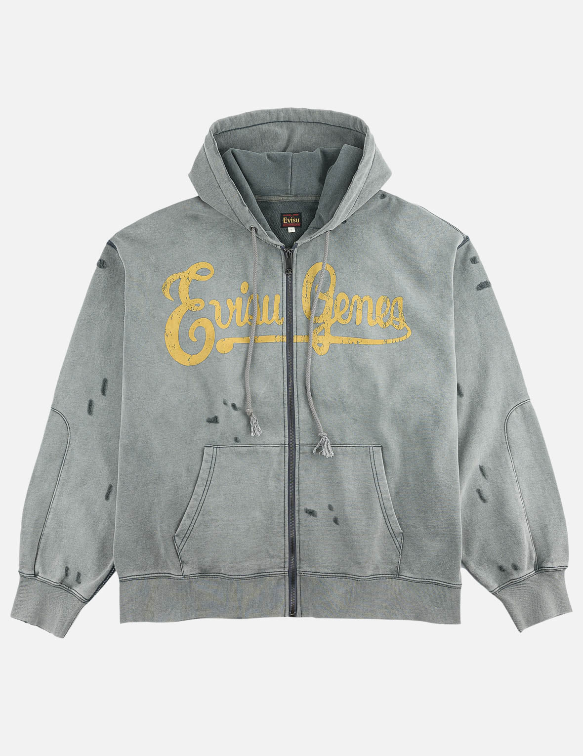 海鷗EVISU Genes拉鍊連帽衛衣