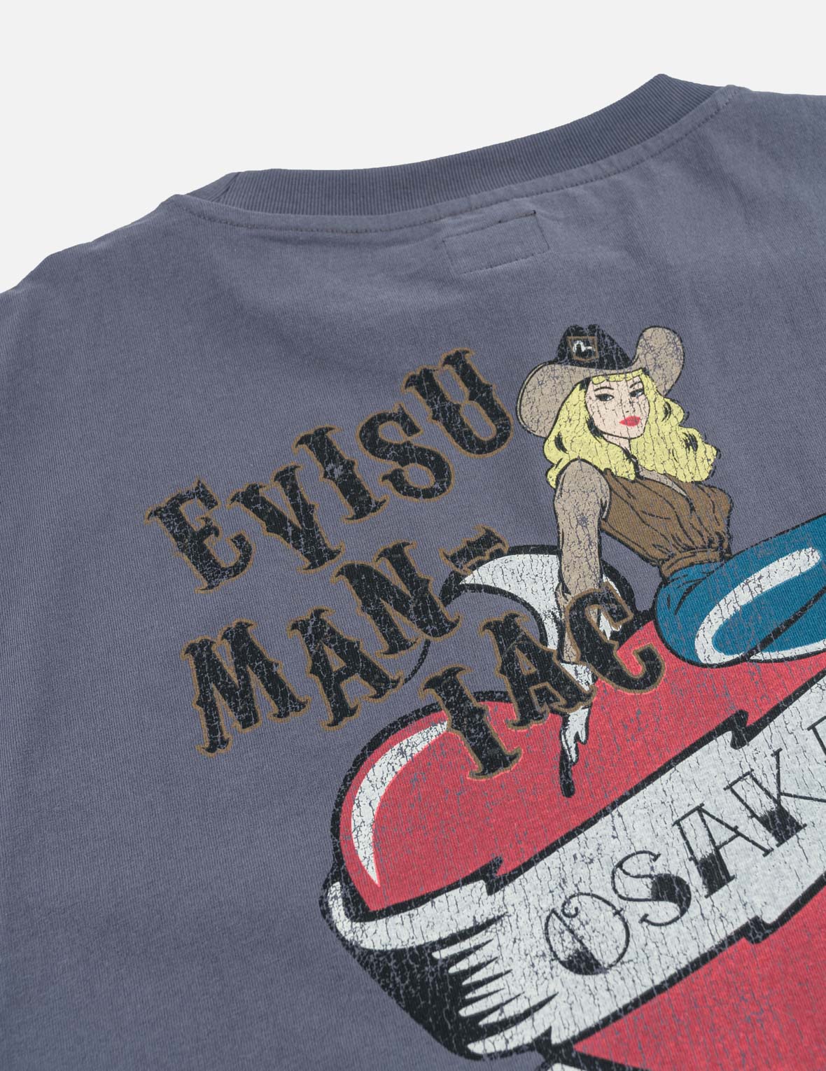 Heart Cowgirl Print T-shirt