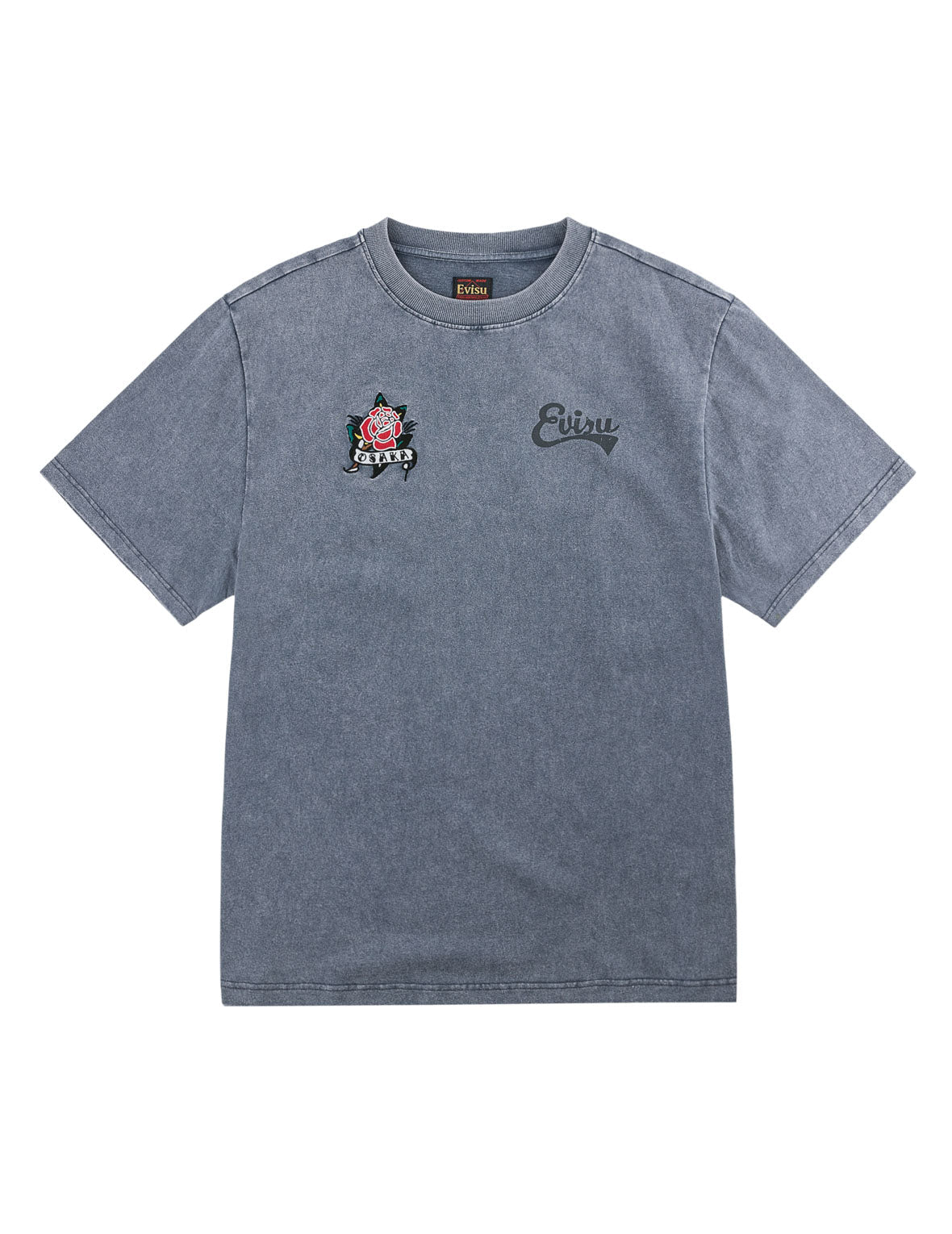 Osaka Rose & Seagull Print T-shirt