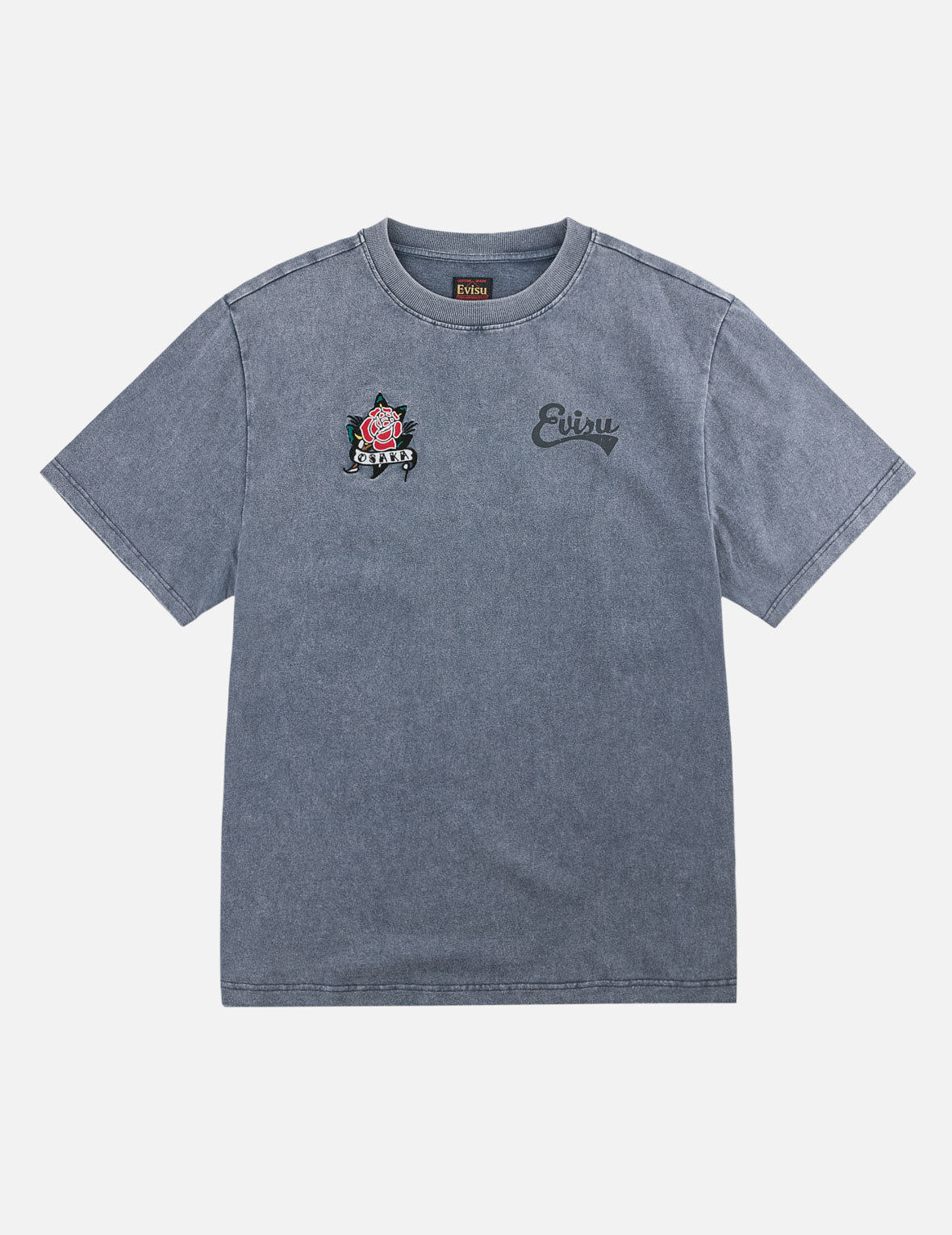 Osaka Rose & Seagull Print T-shirt