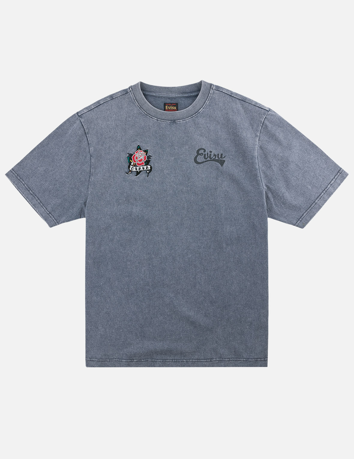 Osaka Rose & Seagull Print T-shirt
