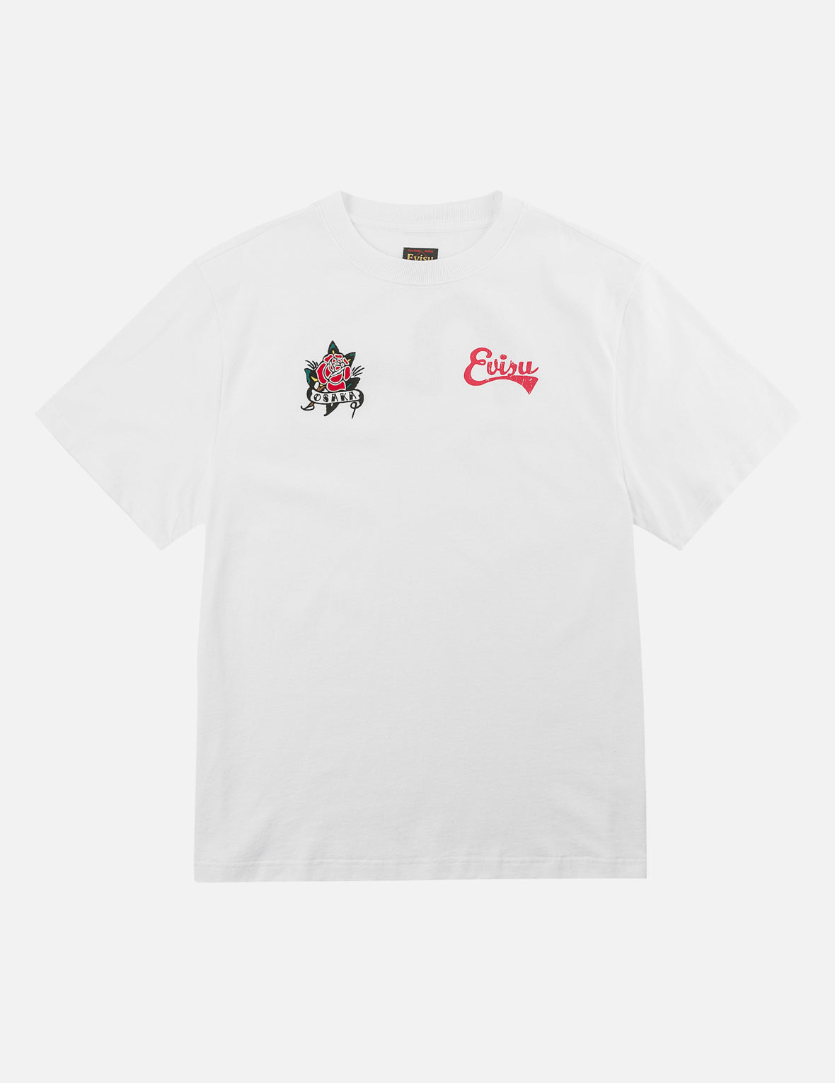 Osaka Rose & Seagull Print T-shirt