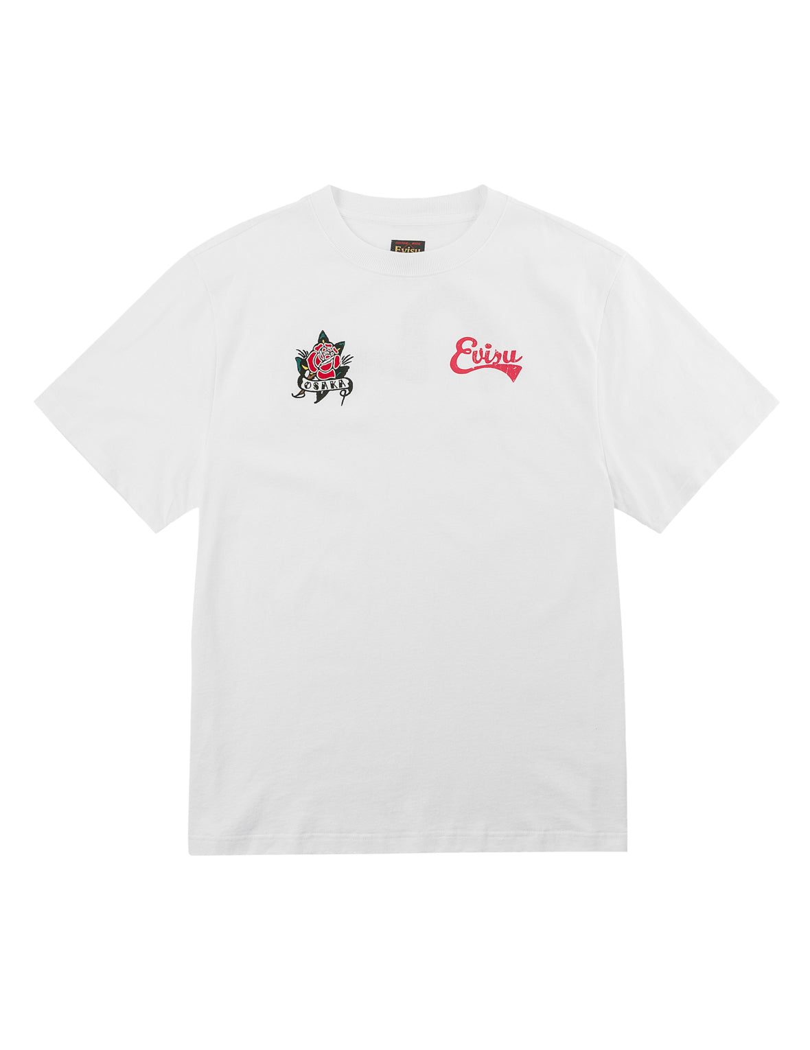 Osaka Rose & Seagull Print T-shirt