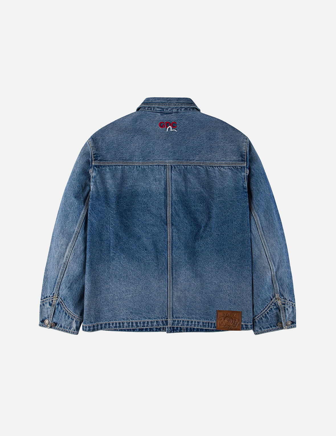 EVISU X GDC 刺繡寬版休閒牛仔工裝外套