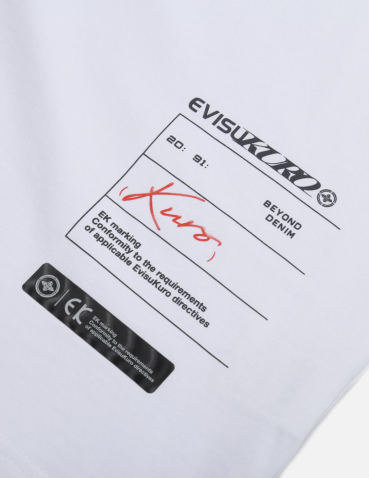 Ripple Effect Seagull and Shadow Print T-shirt