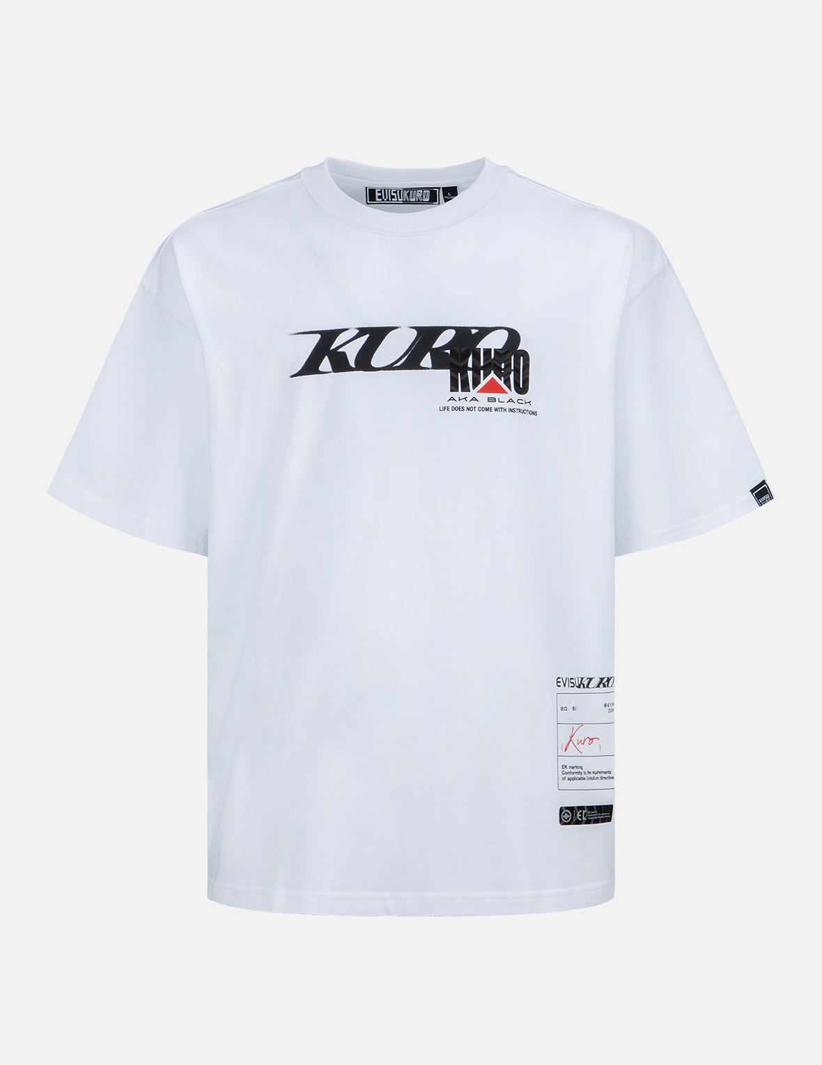 Ripple Effect Seagull and Shadow Print T-shirt