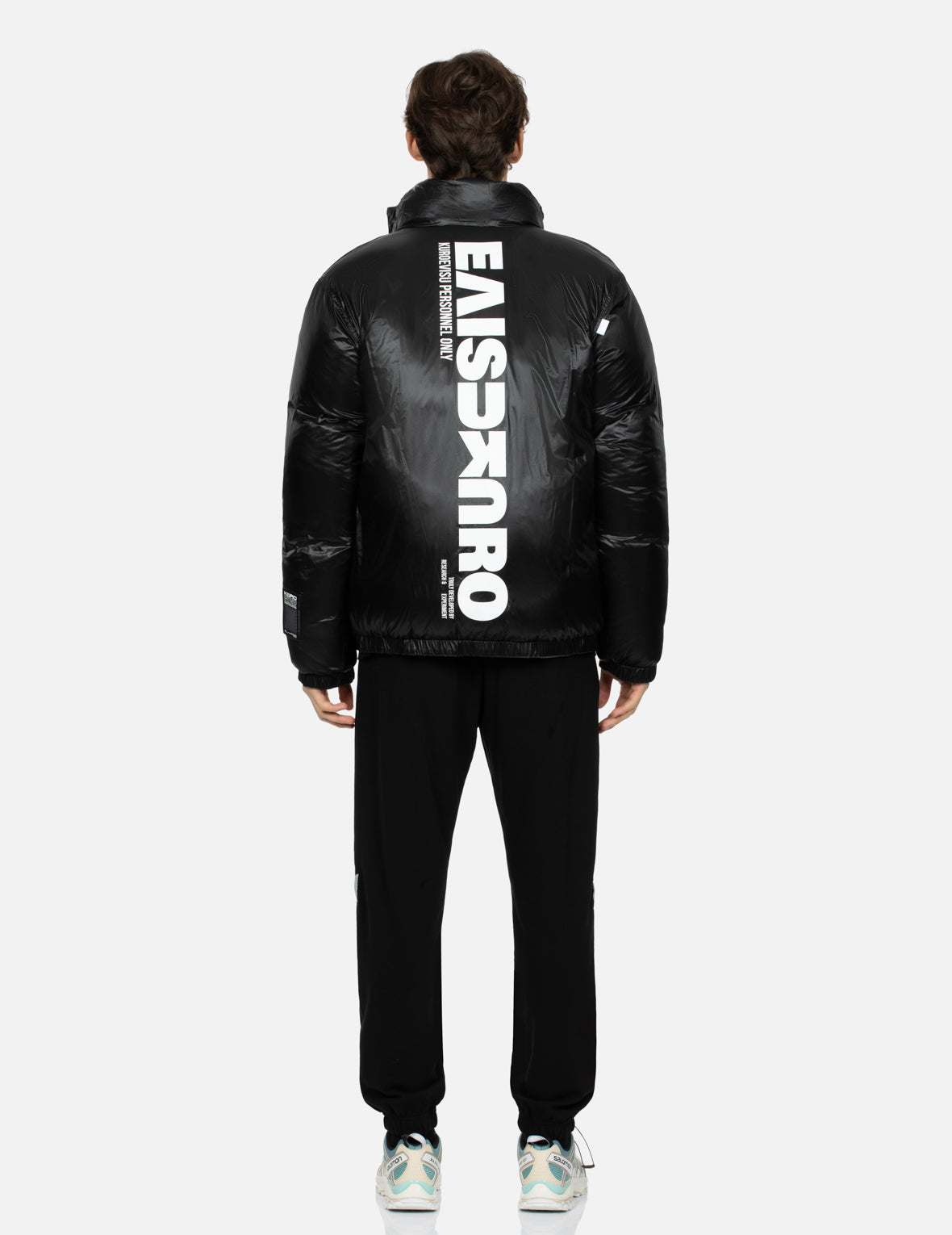 Seagull Print 3D Panelling Regular Fit Sweatpants
