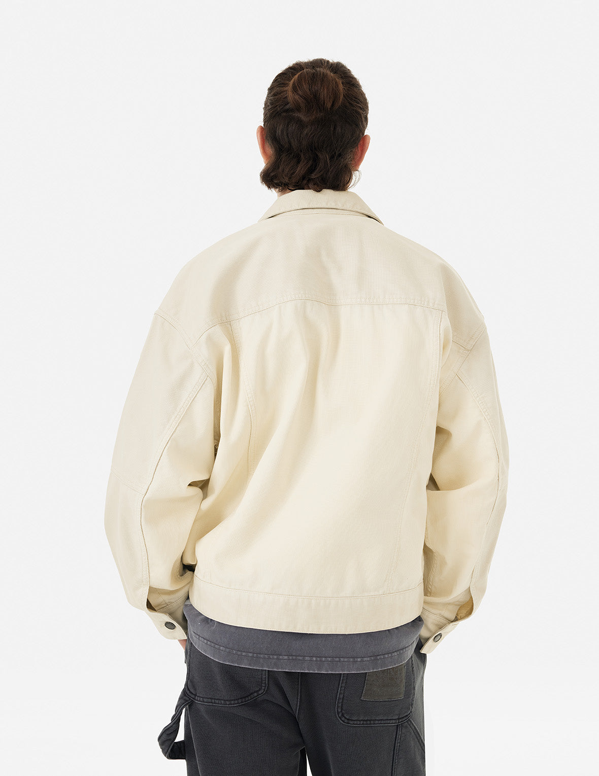 EVISUKURO Garment Dyed Oversized Jacket