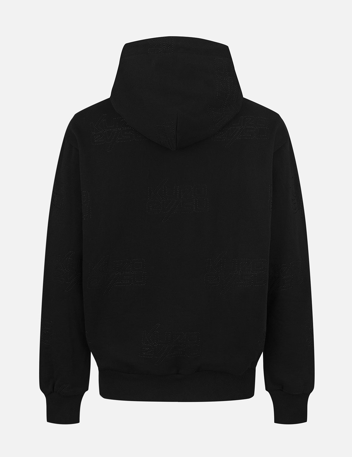 Allover Logo Regular Fit Quilting Hoodie