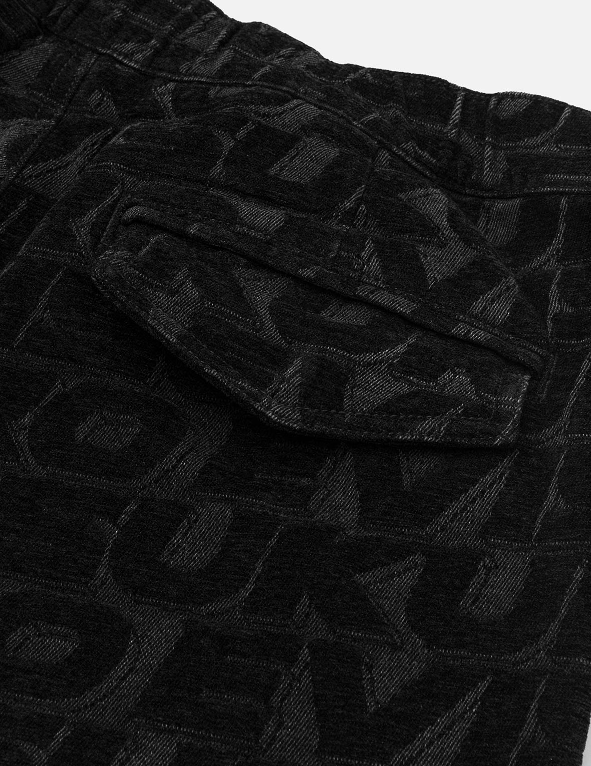 Monogram Allover Jacquard Relax Fit Worker Pants