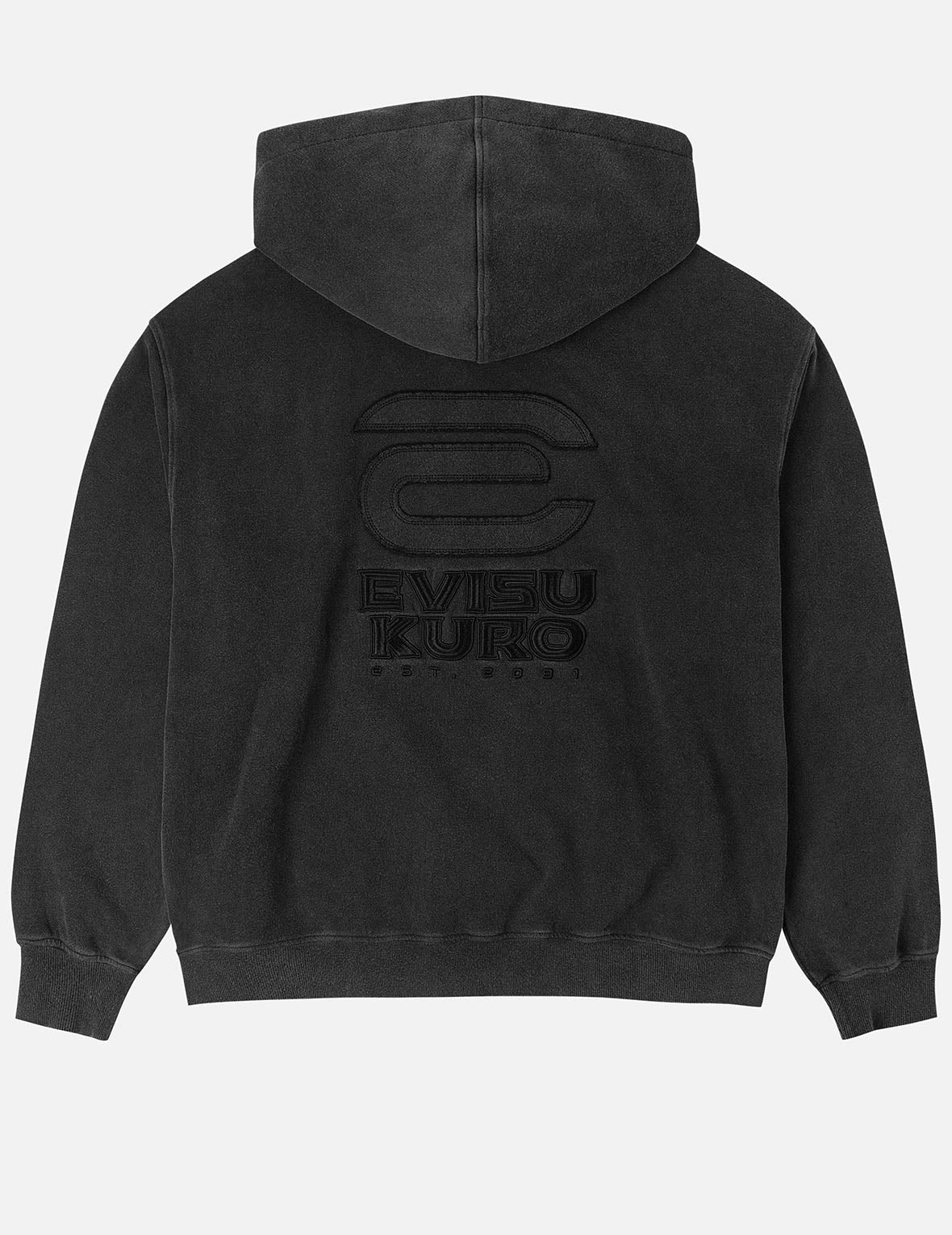 Seagull and EVISUKURO E Embroidery Loose Fit Hoodie