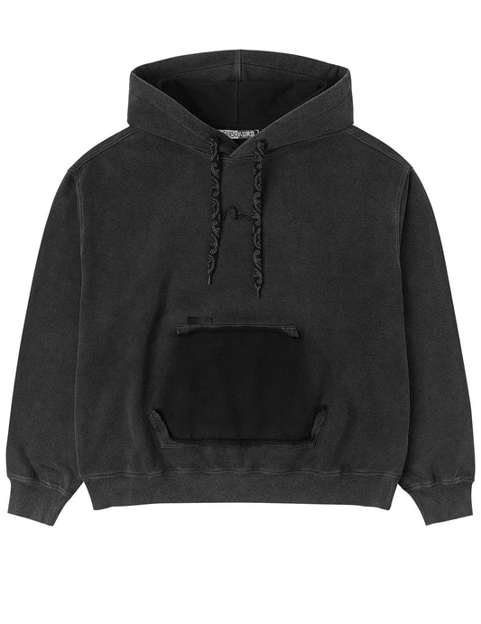 Seagull and EVISUKURO E Embroidery Loose Fit Hoodie