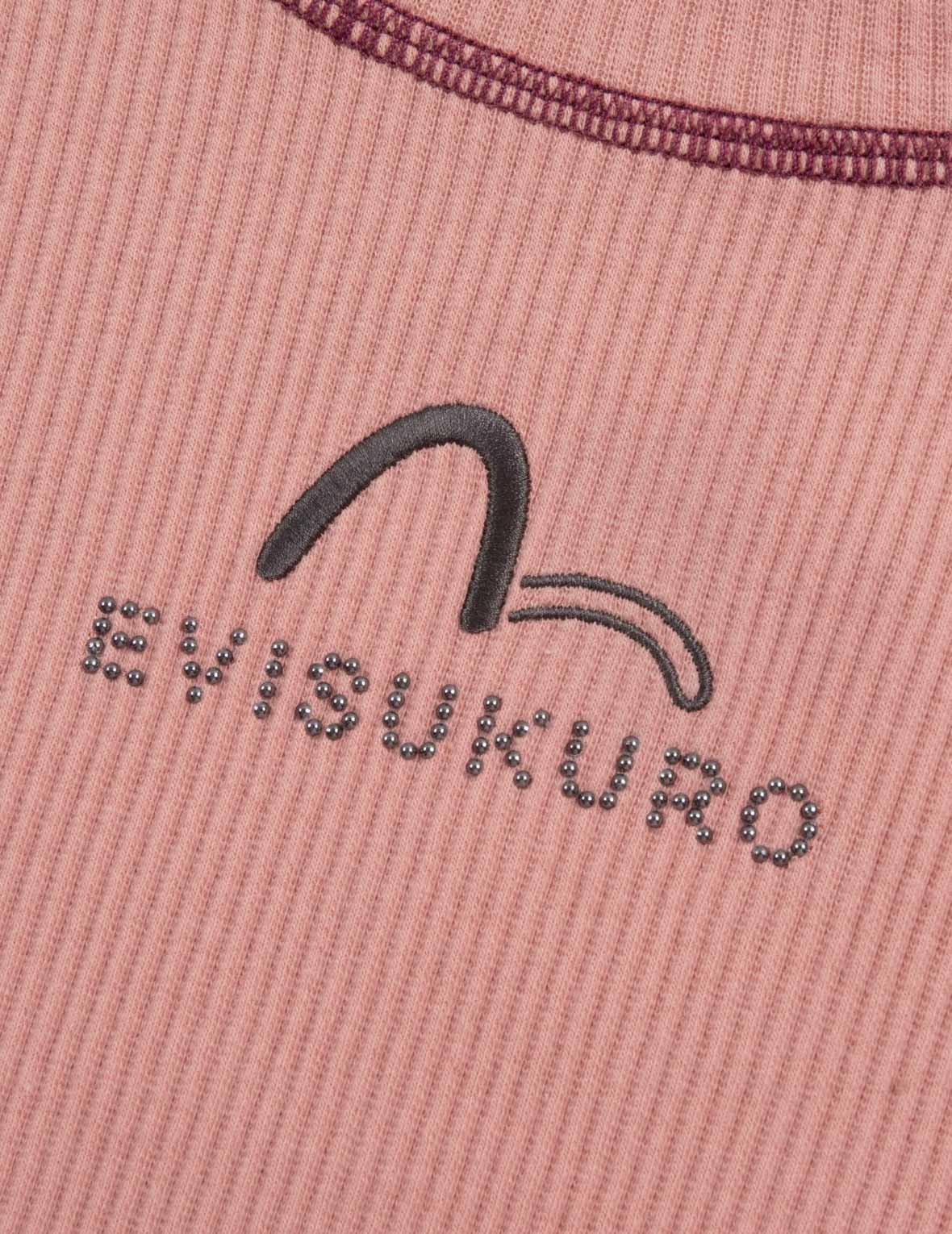 海鷗刺繡釘珠修身針織衫