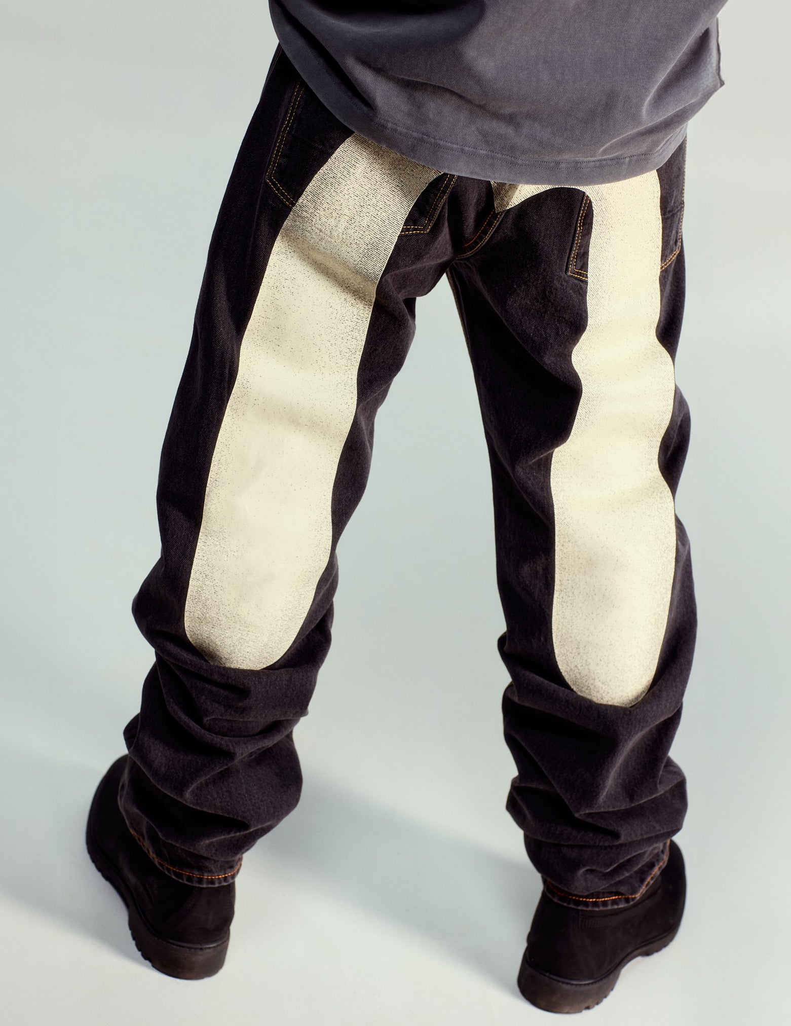 Daicock Print Baggy Fit Denim Jeans #2000 – EVISU