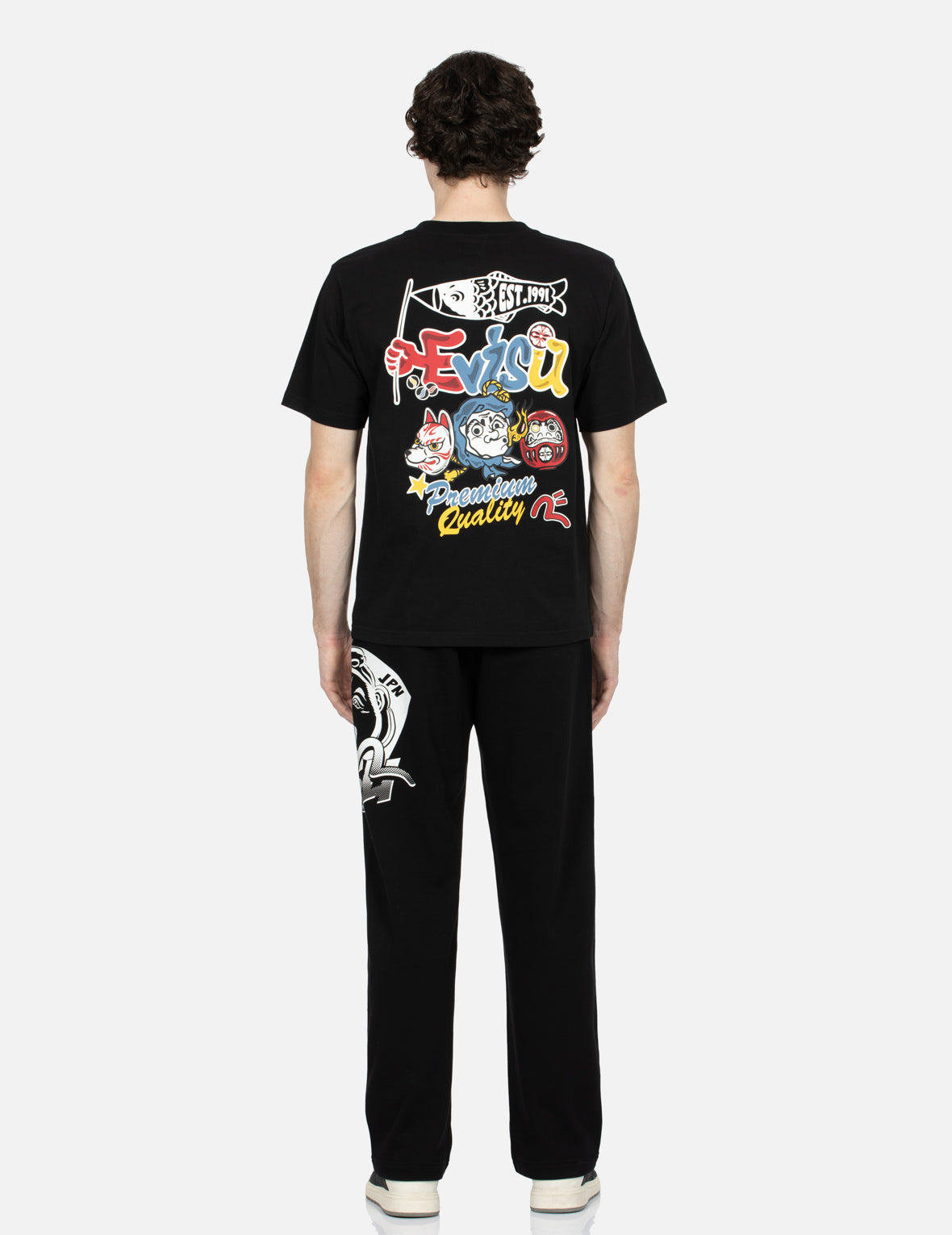 Pop Art Godhead Print Straight-leg Sweatpants